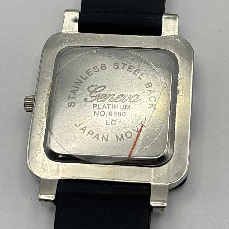 Geneva Black & White Geneva Men's Watch Size ONE SIZE - 5 Thumbnail