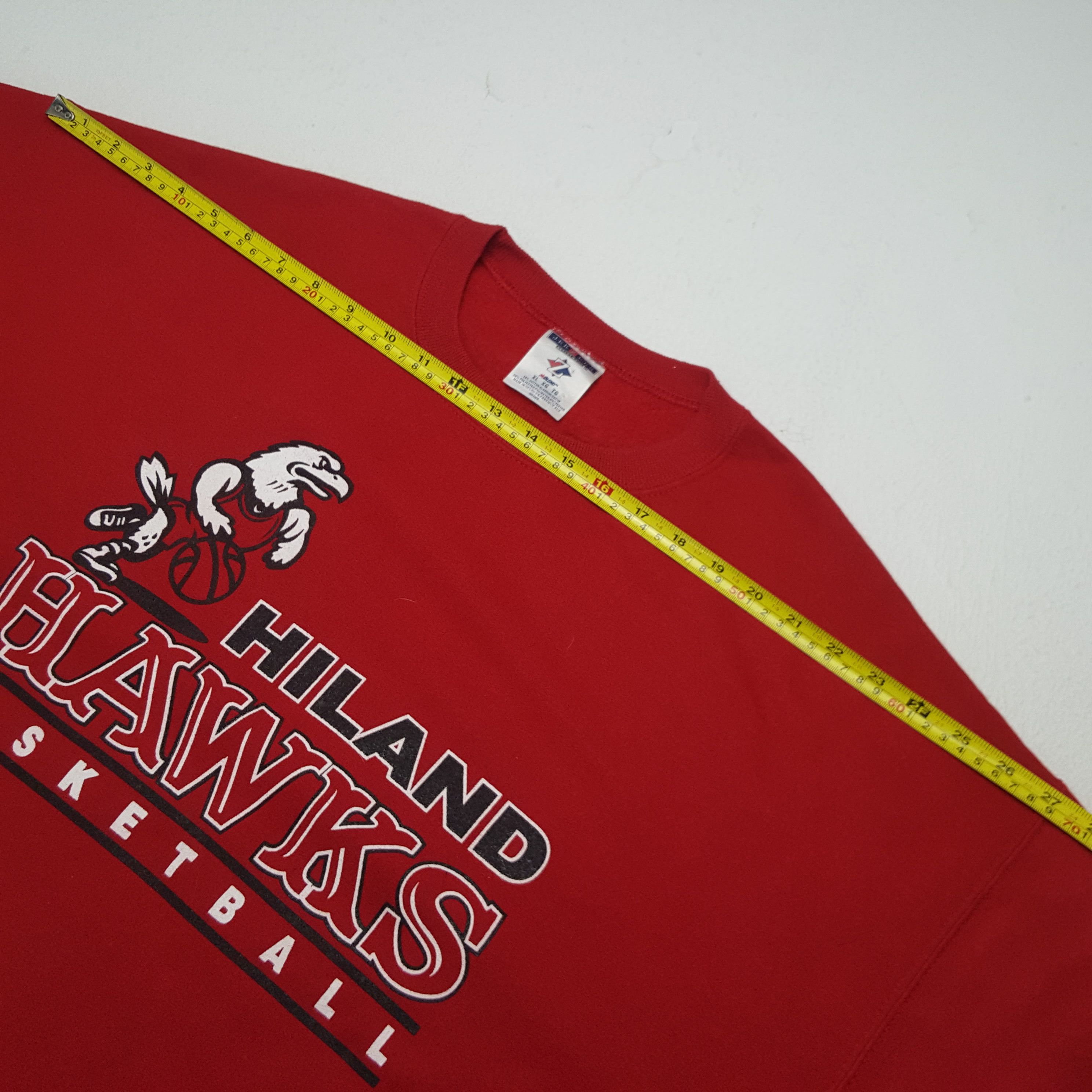 Vintage Hiland Hawks Basketballs Sweatshirt