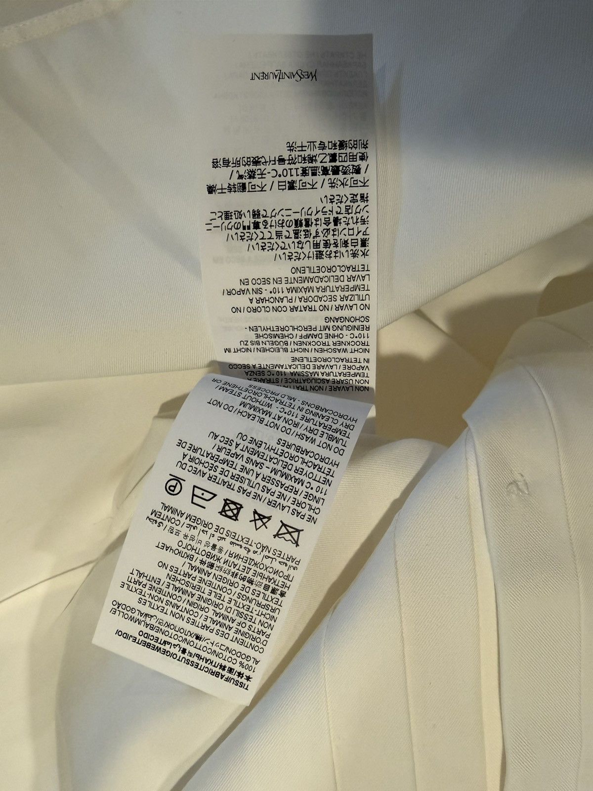 Saint Laurent Paris Saint laurent mens tuxedo shirt. 40/15.5/M. $1150 Size 40R - 10 Thumbnail