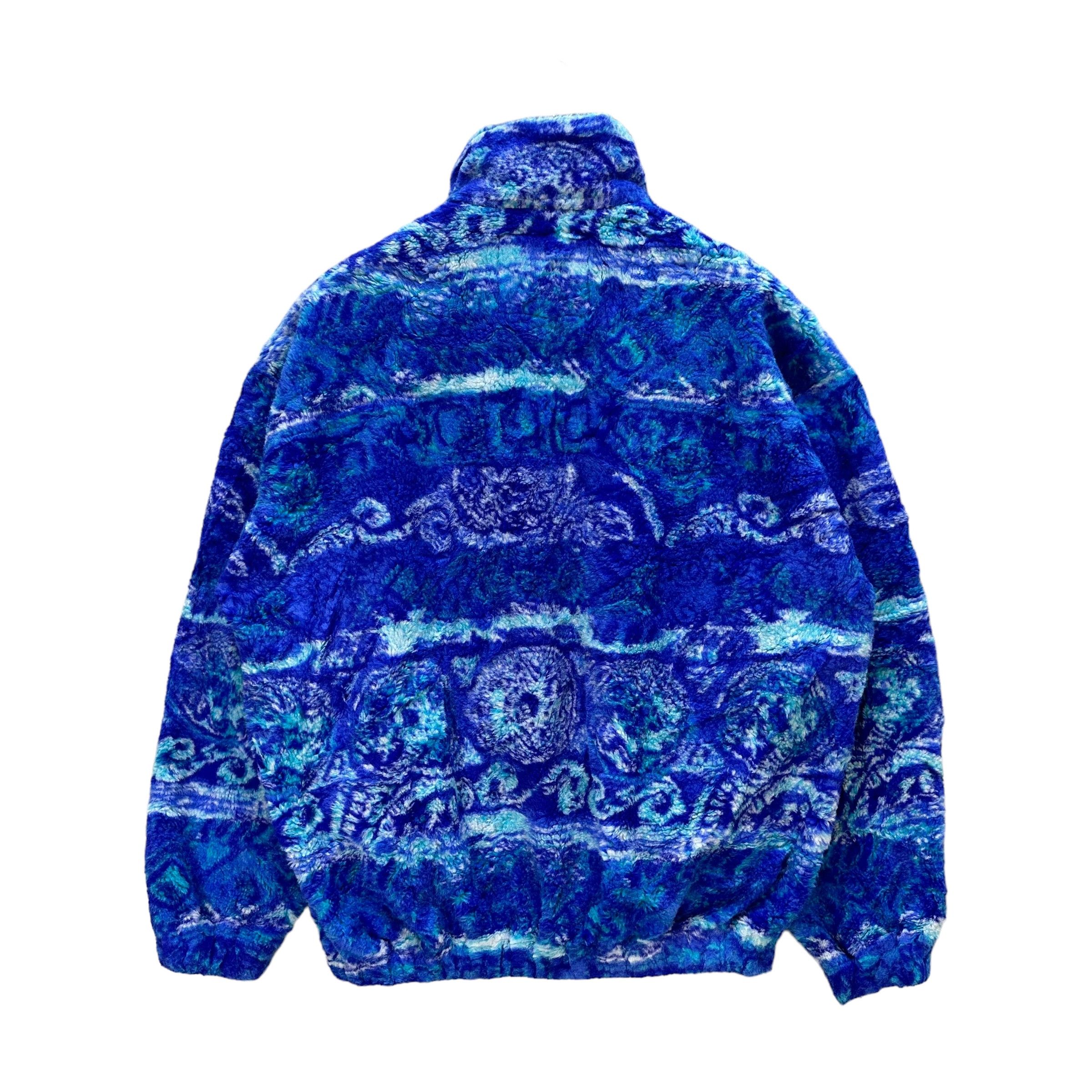 Goldwin GOLDWIN Blue Half Zip Turtleneck Pullover Fleece #A43-0984 Size US M / EU 48-50 / 2 - 10 Thumbnail
