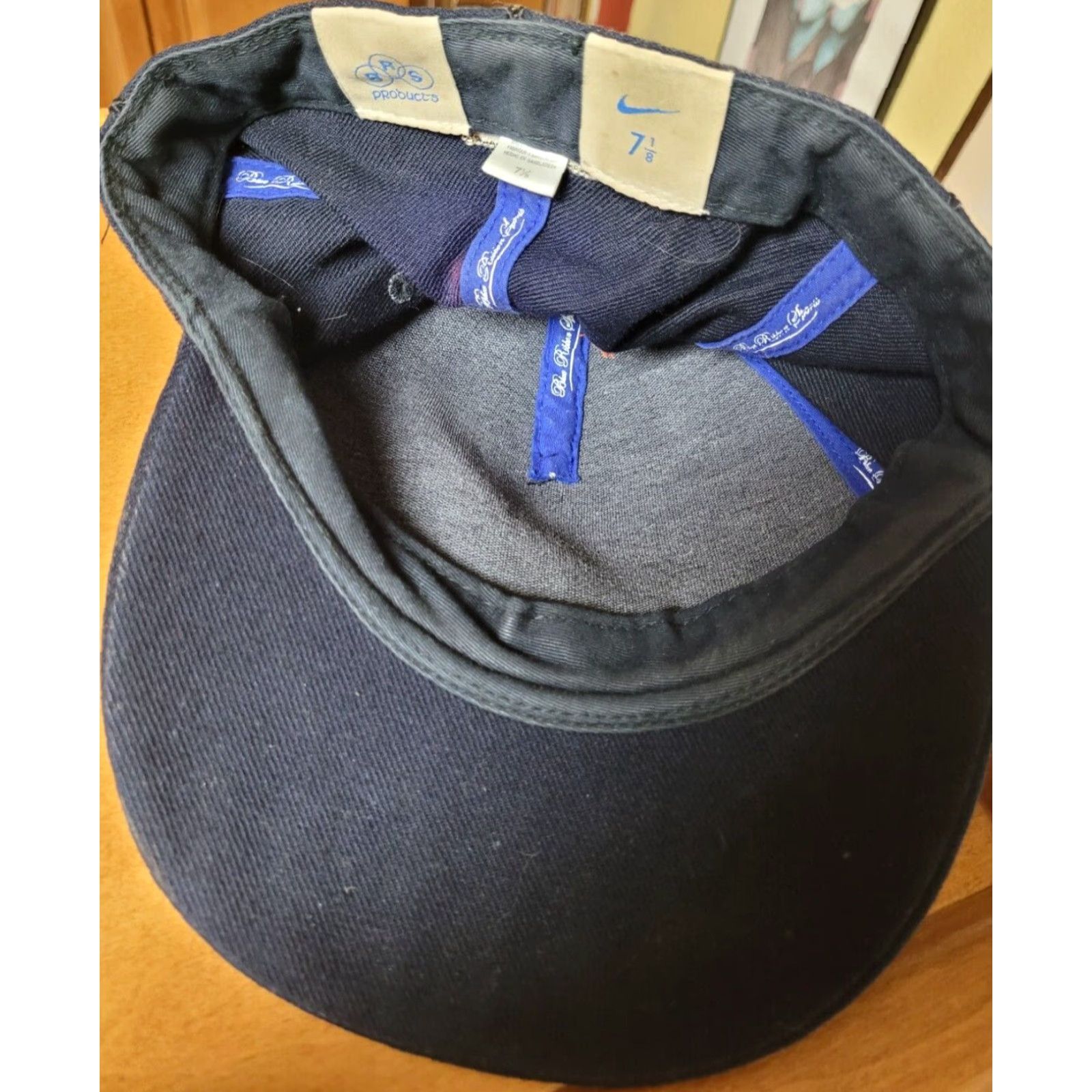 Nike Nike Baseball Cap Men 7 1/8 Black Nike Air Force 1 Blue Ribbon Sports Hat Check Pattern Sports Cap Slim Fit Size ONE SIZE - 5 Thumbnail