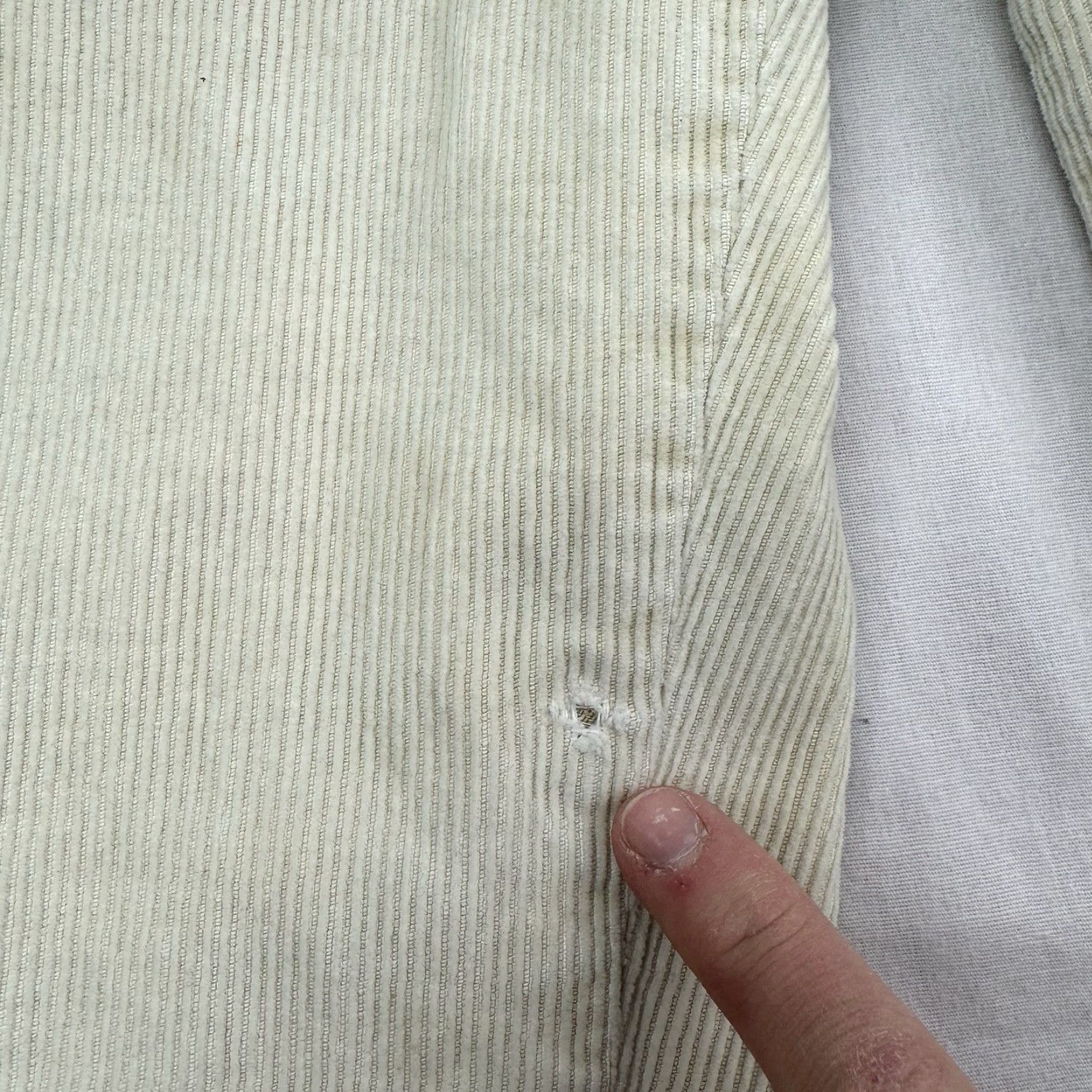 Vintage VINTAGE St Johns Bay Corduroy Pants Men 36x33 Khaki Beige 70s 80s Hipster Hippie Size US 36 / EU 52 - 4 Thumbnail