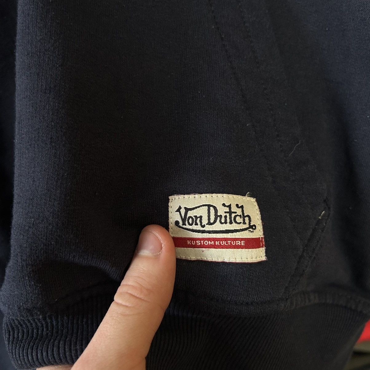 Von Dutch Vintage Von Dutch Big Logo Japanese streetwear hoodie Size US M / EU 48-50 / 2 - 4 Thumbnail