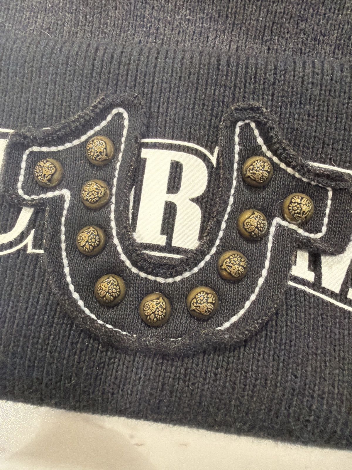 Supreme × True Religion Supreme True Religion Black Beanie Size ONE SIZE - 4 Thumbnail