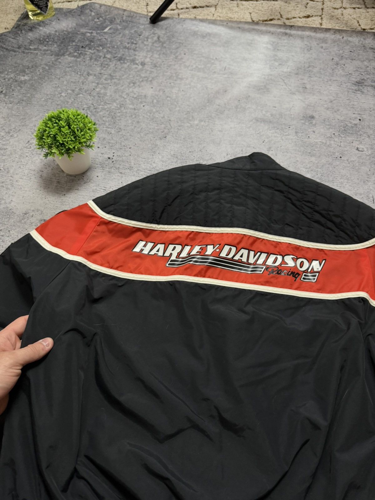 Harley Davidson Harley Davidson Motorcycle Racing Nylon Y2K VTG Jacket Size US XL / EU 56 / 4 - 9 Thumbnail