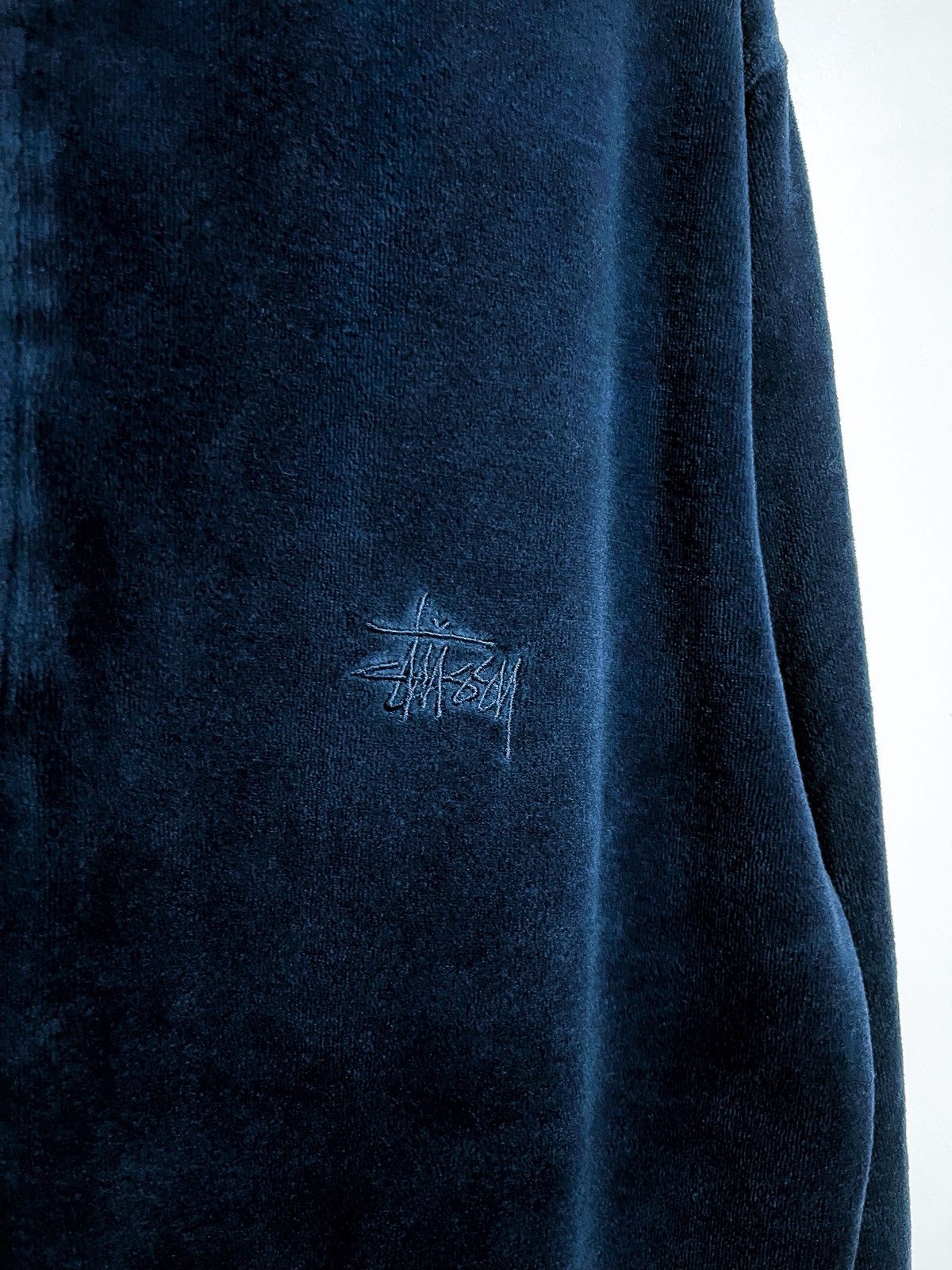 Stussy Rare Stussy Valvet Velour Half Zip Jacket Size US S / EU 44-46 / 1 - 1 Thumbnail