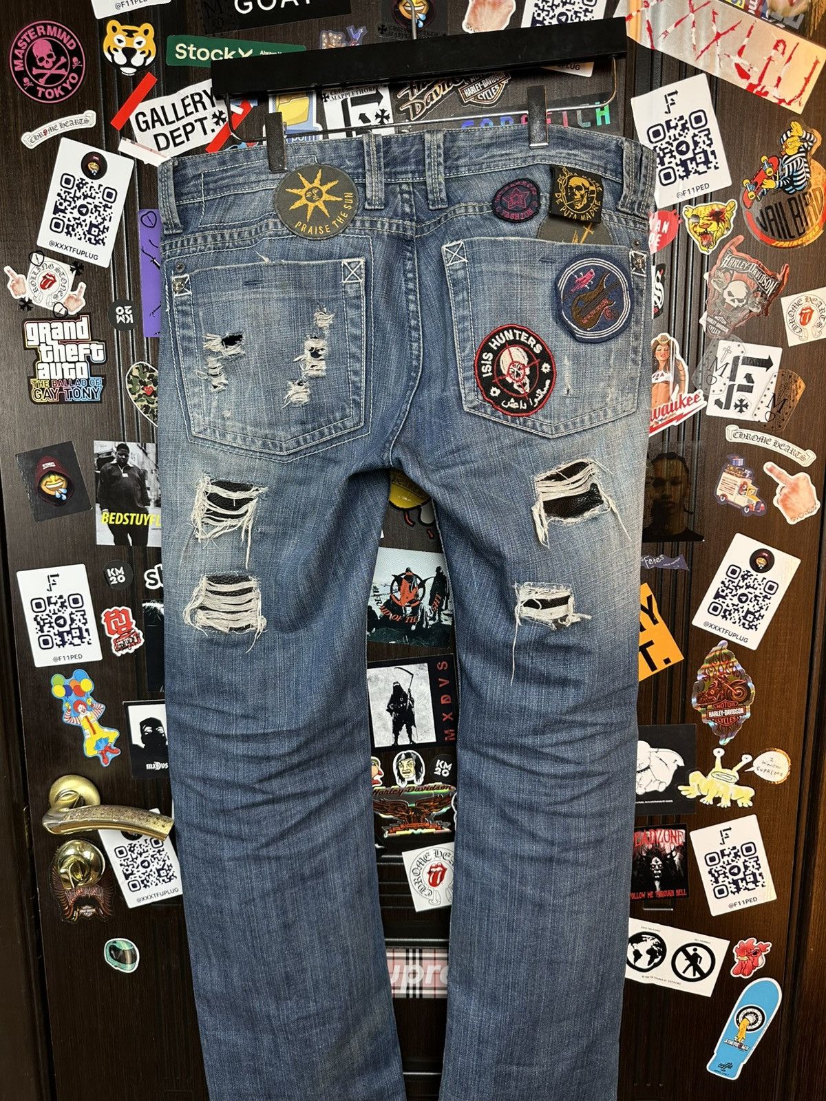 Other De Puta Madre 2007 Fuck-Pedophilia Jeans Size US 32 / EU 48 - 3 Thumbnail