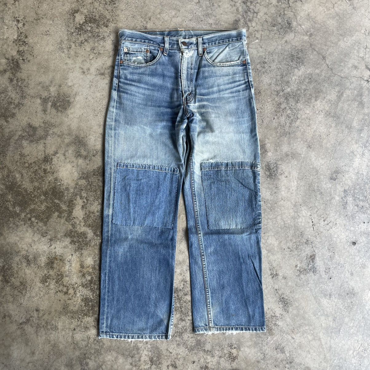 Levi's Vintage Clothing 🔥Vintage Levis 508 Custom Patchworks Ripped Distress Jeans Size US 33 - 1 Thumbnail