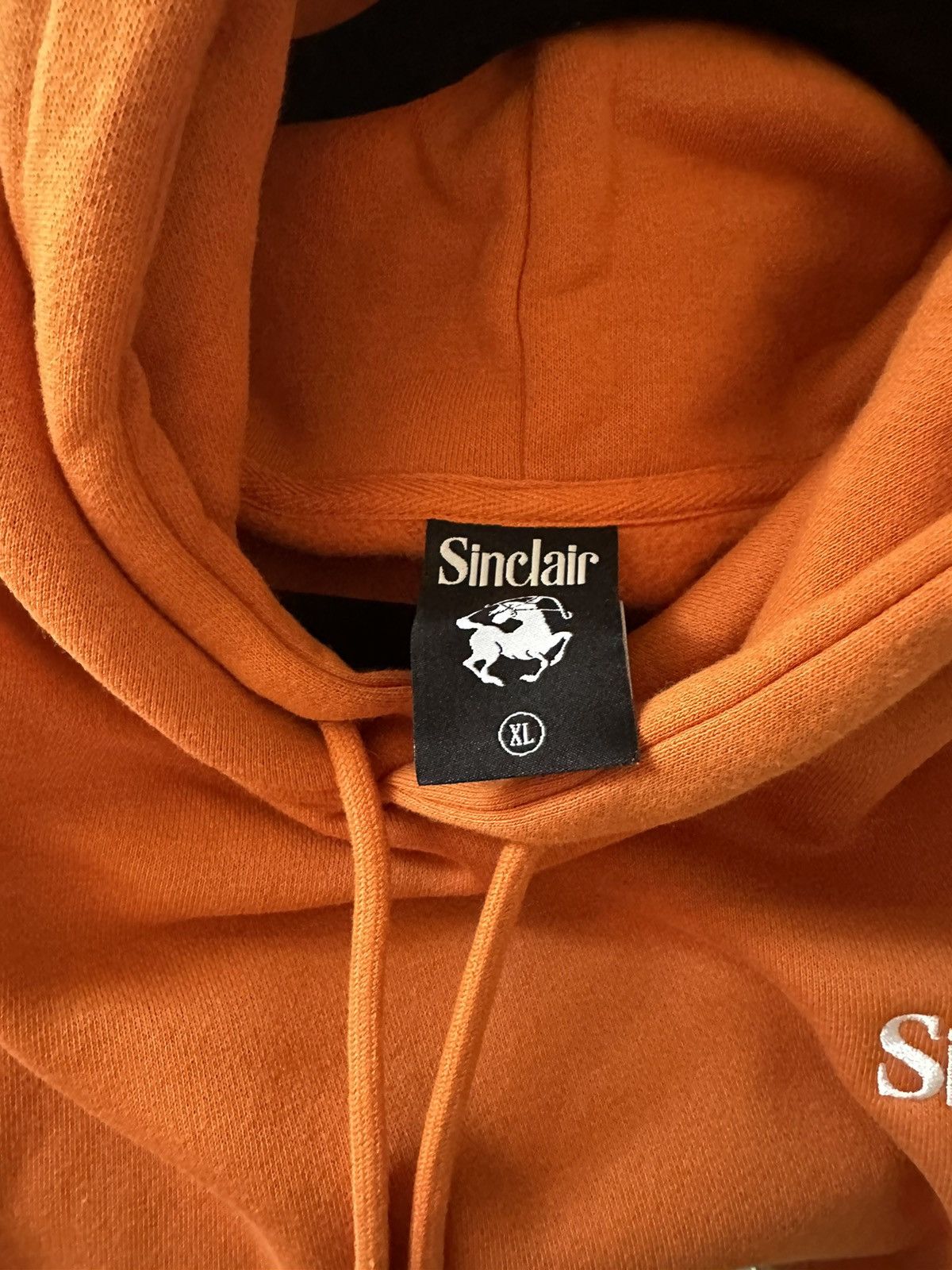 image of Sinclair Global Sinclair Essentials Hoodie Orange Xl, Men's