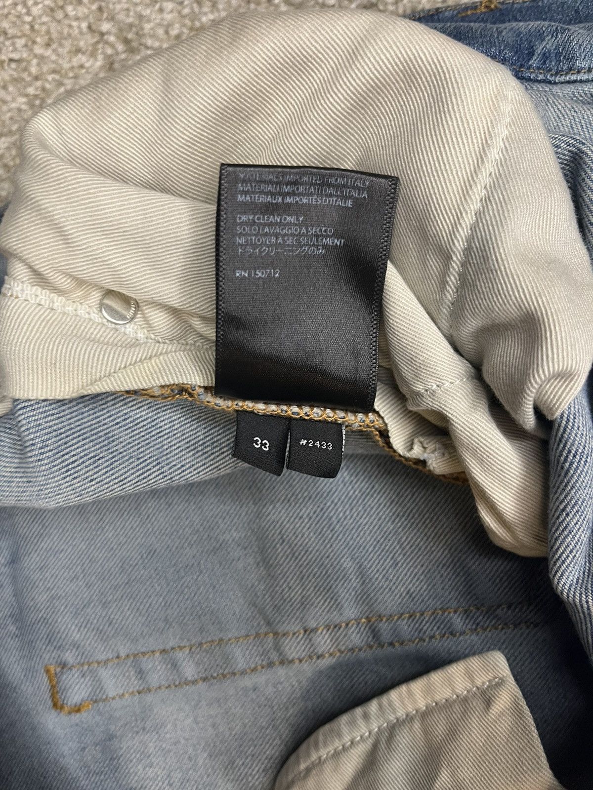 Amiri Amiri Crystal Painter Jeans Size US 33 - 6 Thumbnail