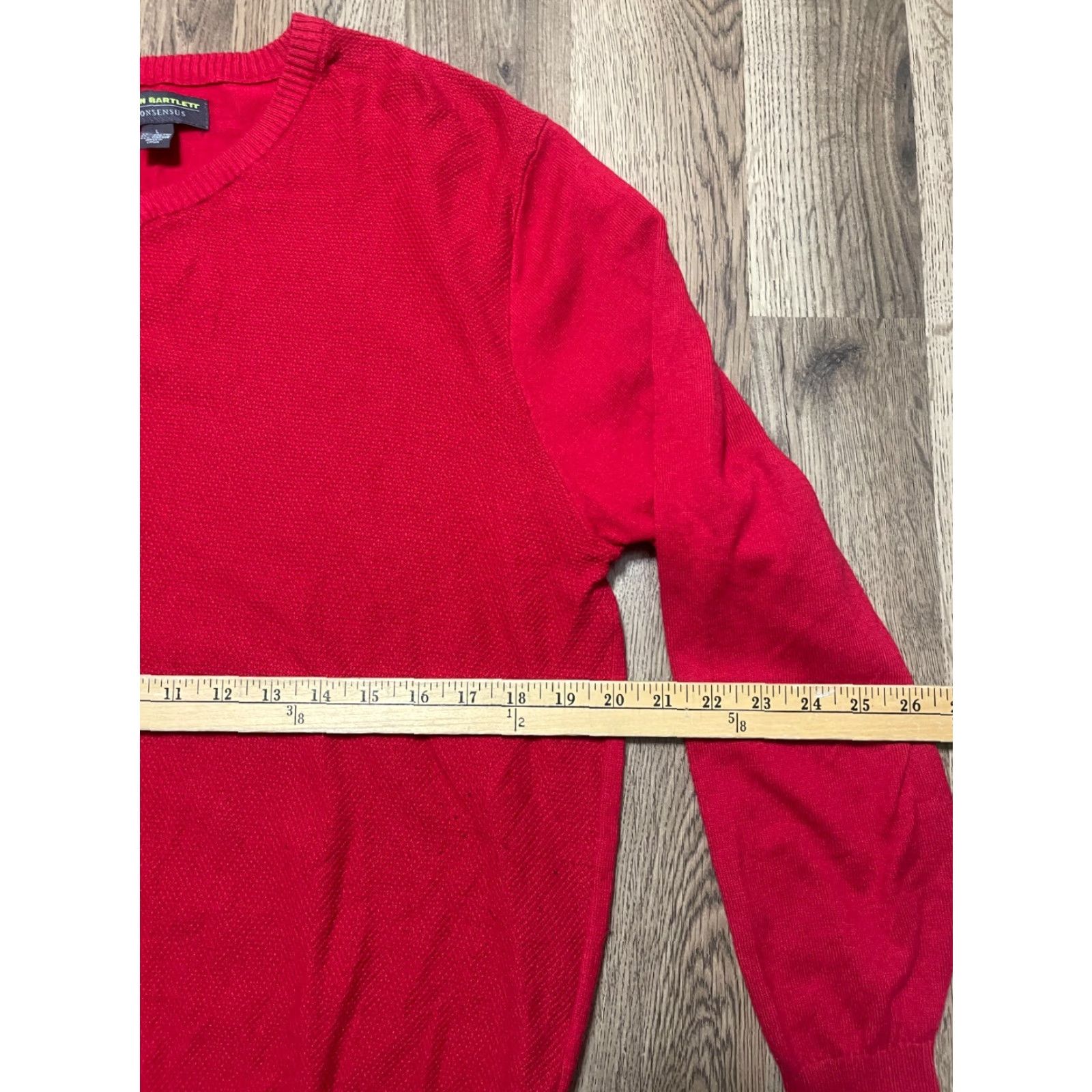 Vintage John Bartlett Sweater Mens Size Large Red V-Neck Pullover Long Sleeve Size US L / EU 52-54 / 3 - 6 Thumbnail