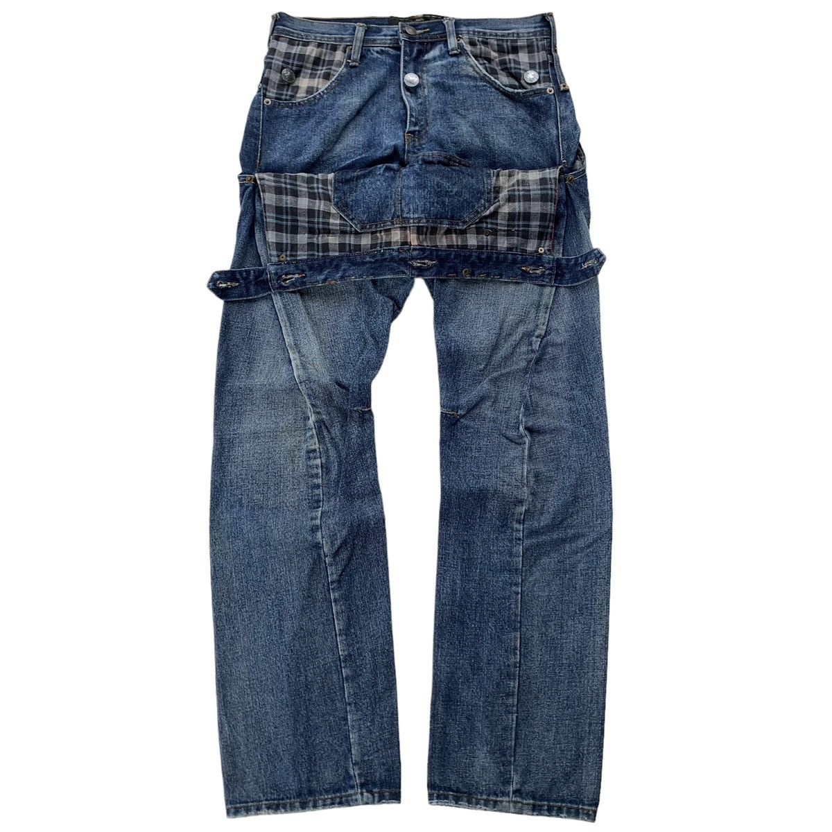 Japanese Brand Rare Japanese Brand BRTH Breathmint Double Layered Jeans Size US 31 - 1 Thumbnail