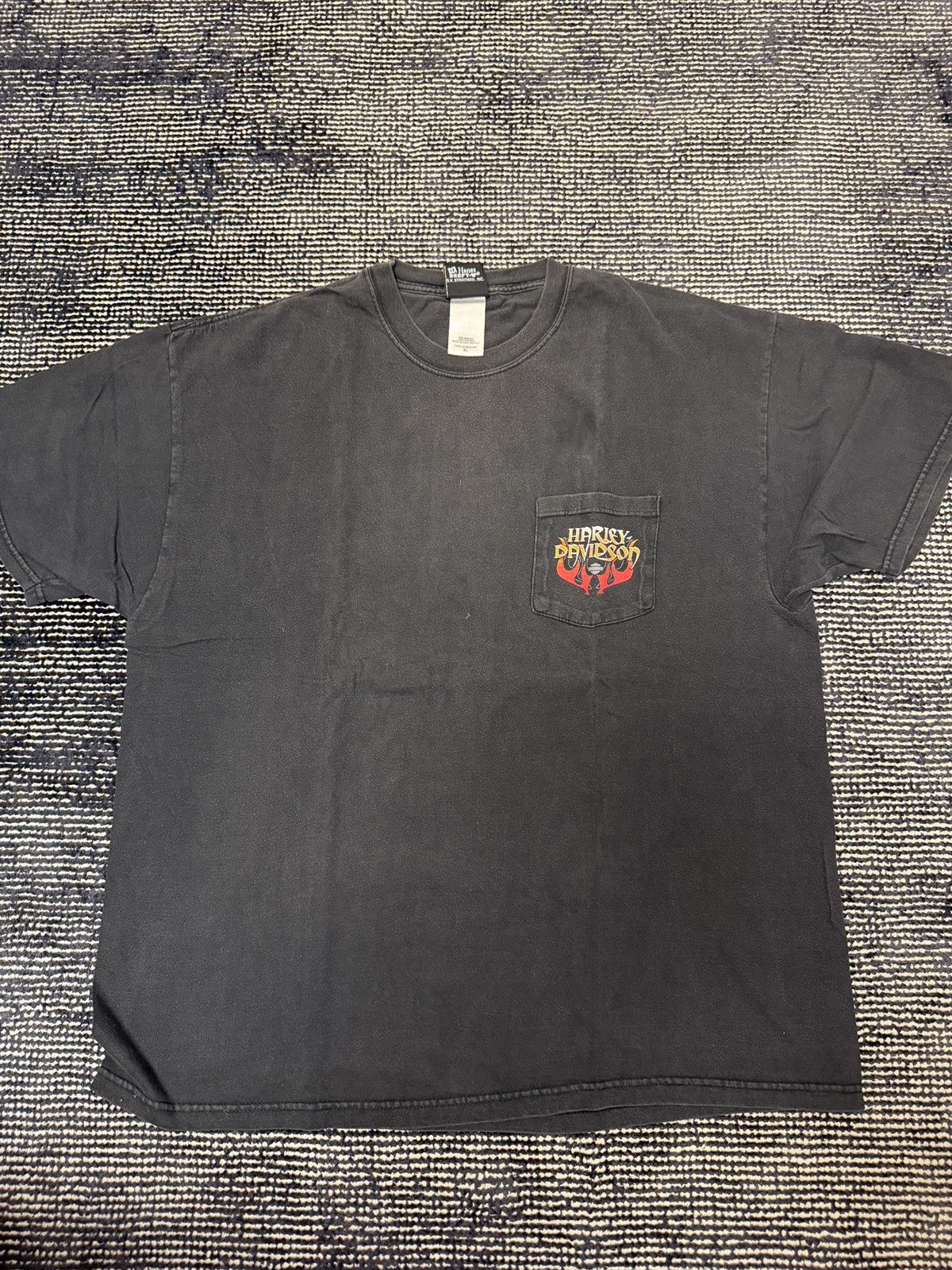Vintage Vintage Harley Davidson T Shirt Size US L / EU 52-54 / 3 - 1 Thumbnail