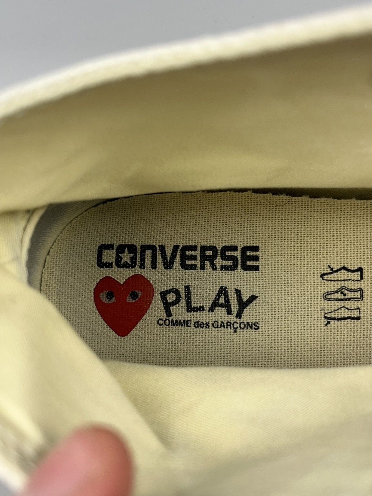 Comme des Garcons × Comme des Garcons PLAY × Converse Comme des Garçons PLAY x Converse High Steel Shoes CDG Size US 11 / EU 44 - 6 Thumbnail