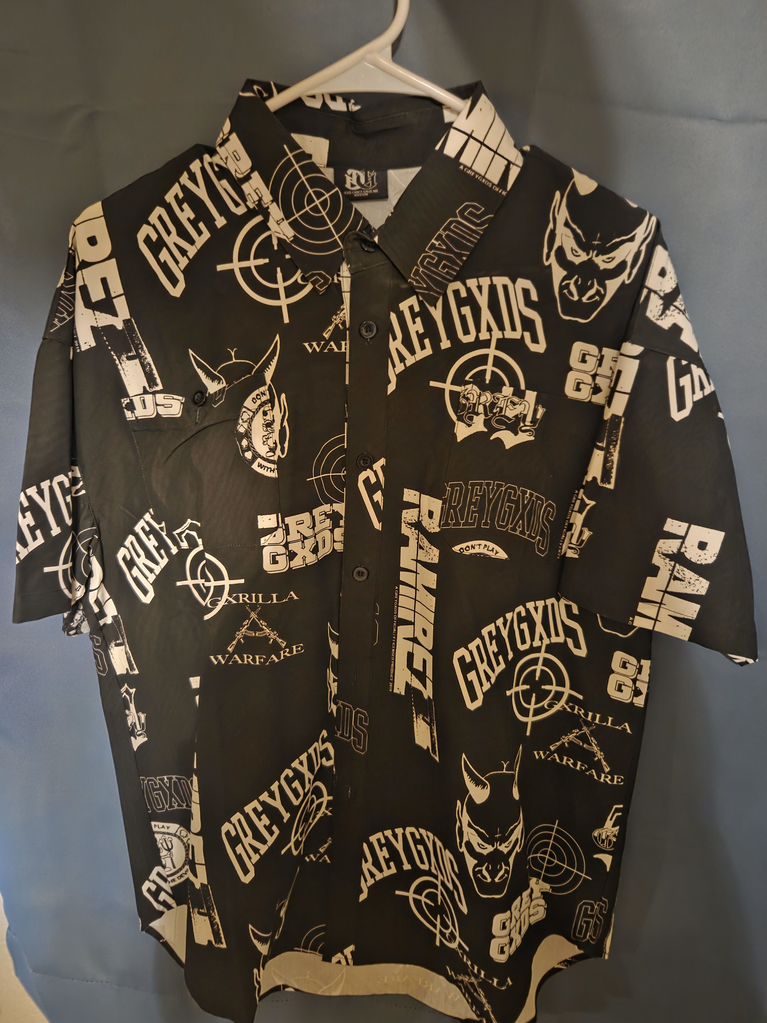 G59 Records G59xGREYGXDS warfare shirt Size US M / EU 48-50 / 2 - 1 Thumbnail