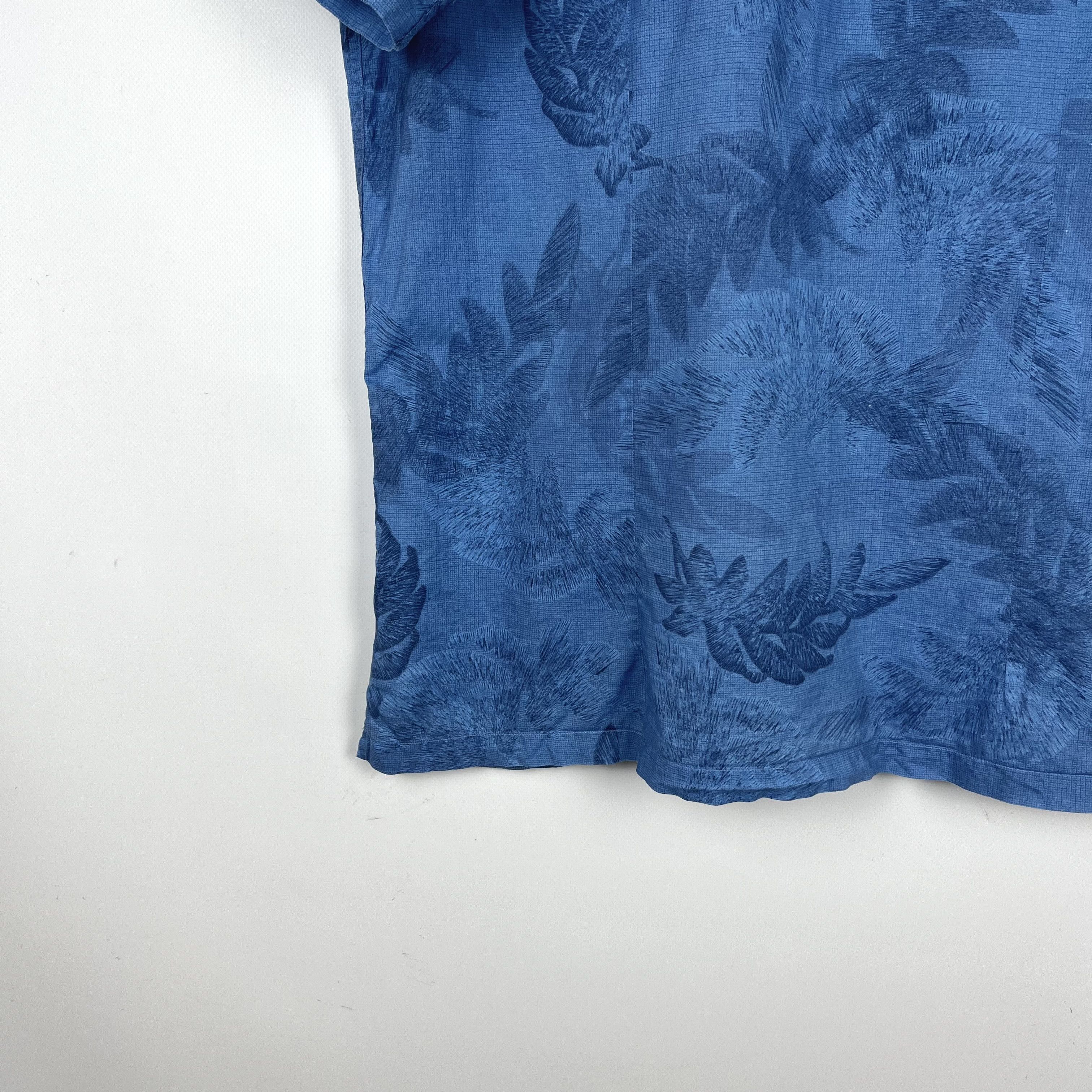 Ermenegildo Zegna Designer Ermenegildo Zegna Button Up Floral Pattern Shirt Size US M / EU 48-50 / 2 - 21 Thumbnail