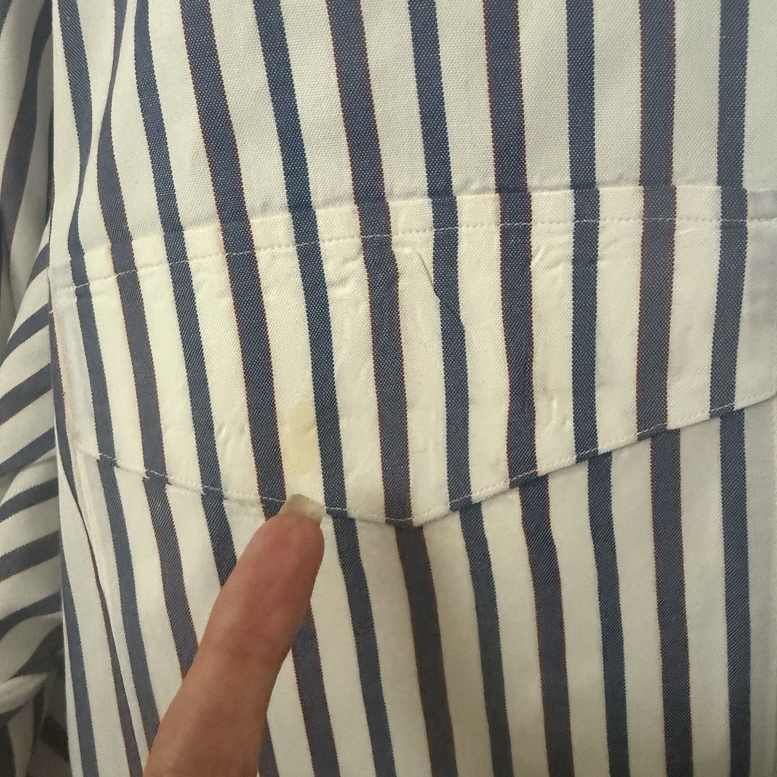 Lucchese Lucchese Shirt Striped 1883 Button Down Western USA Size US XL / EU 56 / 4 - 7 Thumbnail
