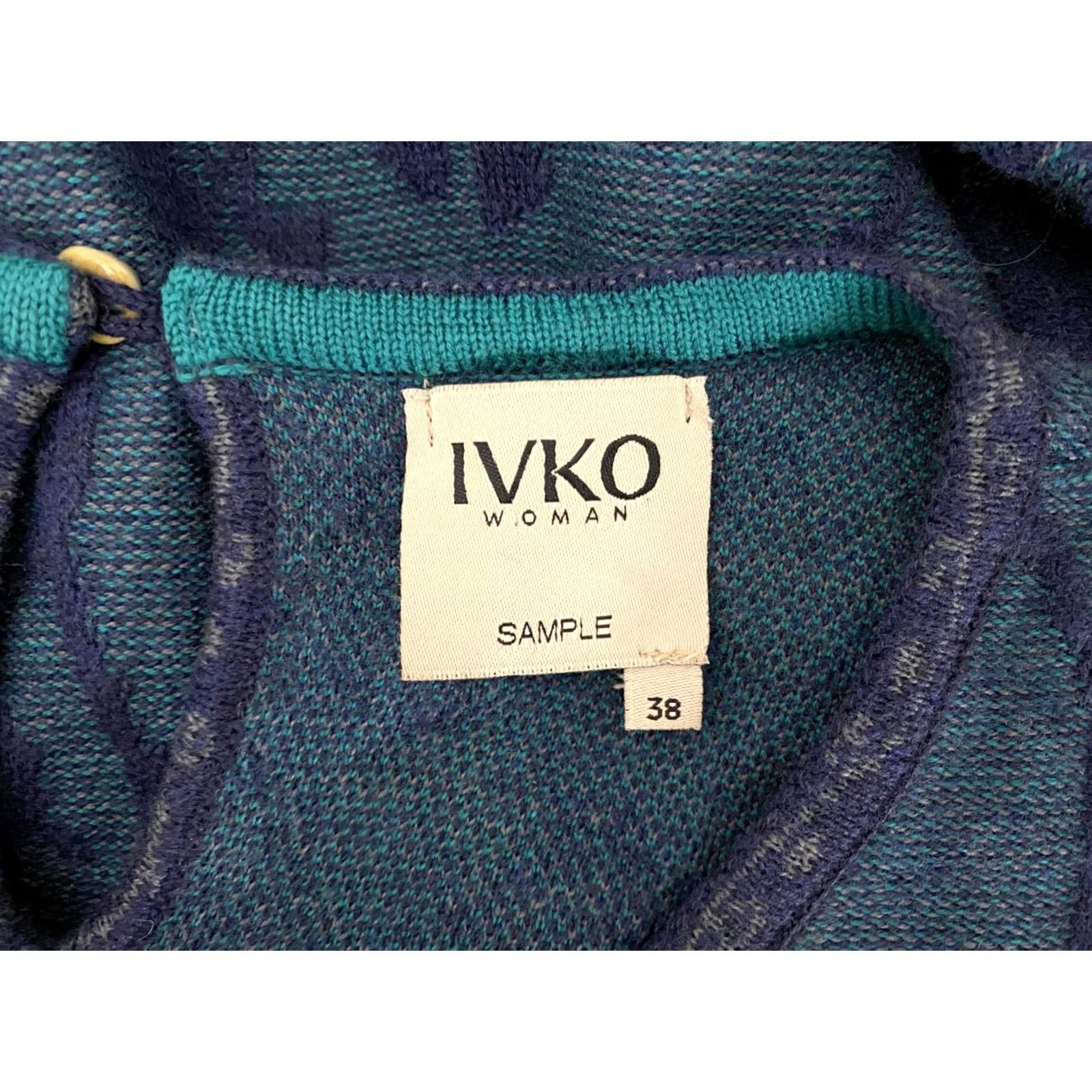Vintage IVKO Womens Wool Dress Size 38 A-Line Multicoloured Long Dress Womens Size XS / US 0-2 / IT 36-38 - 5 Thumbnail