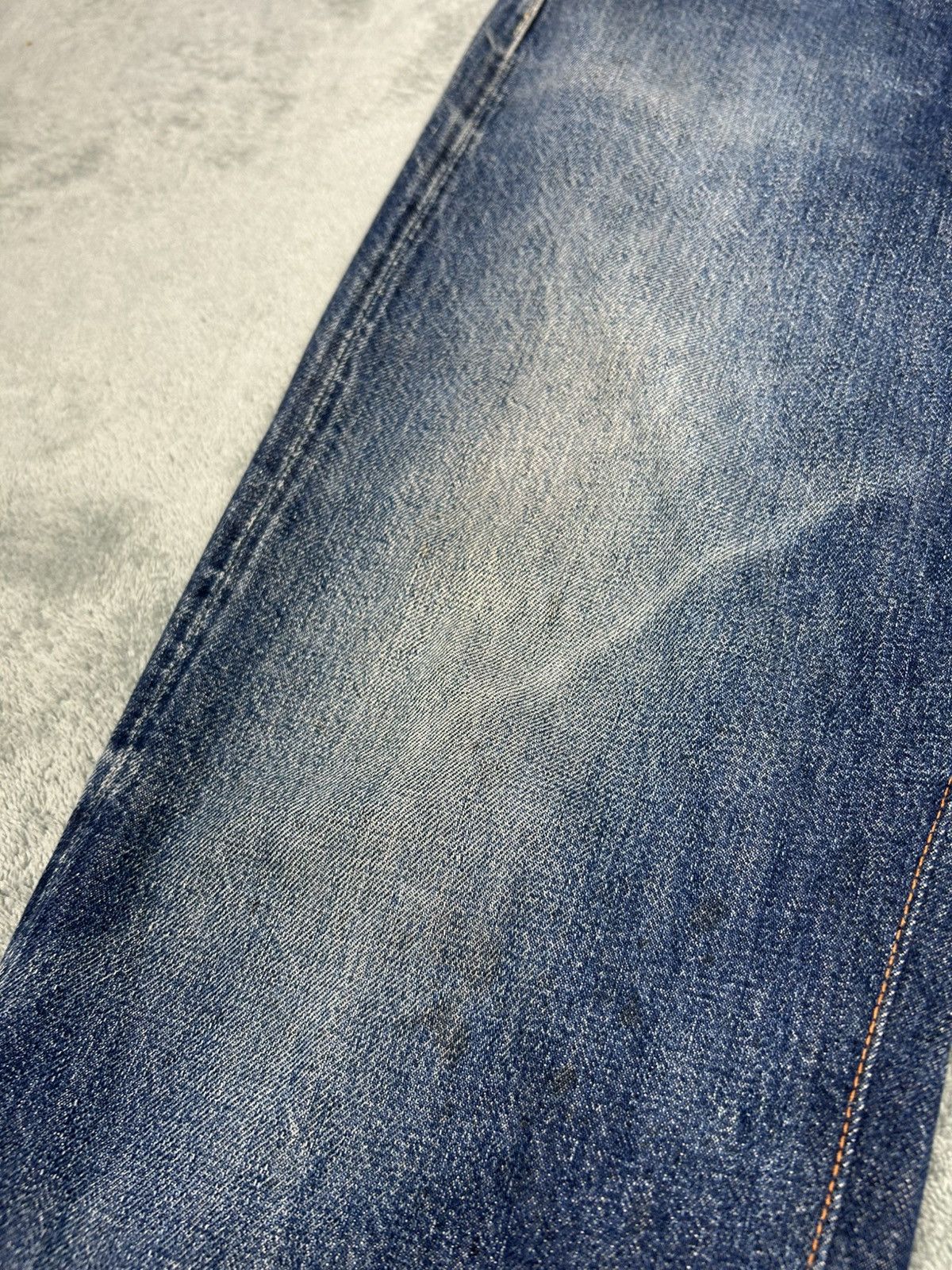 Sugar Cane Vintage Fortune & Co 80’s Hidden Rivet Washed Denim Size US 30 / EU 46 - 4 Thumbnail