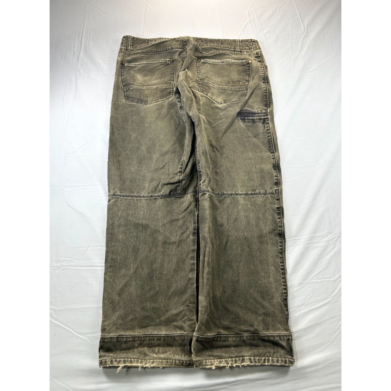 Vintage KÜHL Rydr Pants 38X30 Men Green Canvas Outdoor Hiking Cargo 5-Pocket Size US 38 / EU 54 - 2 Thumbnail