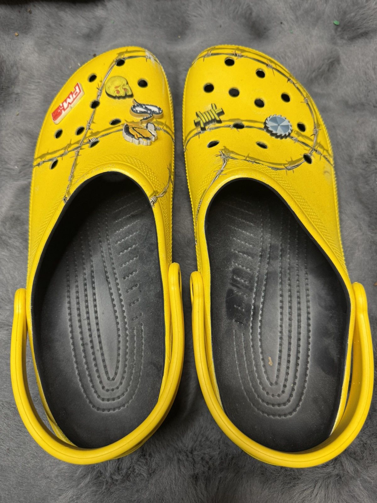 Crocs Crocs X Post Malone “Barbed Wire “ Croc Size US 15 / EU 48 - 6 Thumbnail