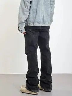 VIBE y2k fade distressed flared jeans Size US 28 / EU 44 - 7 Thumbnail