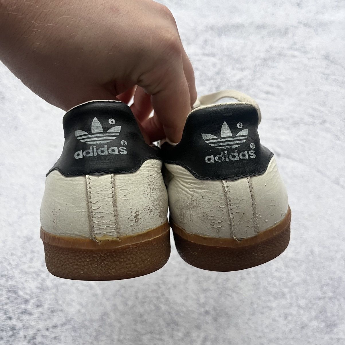 Adidas × Vintage Vintage Adidas Universal Made in Yugoslavia Black White Size US 8.5 / EU 41-42 - 5 Thumbnail