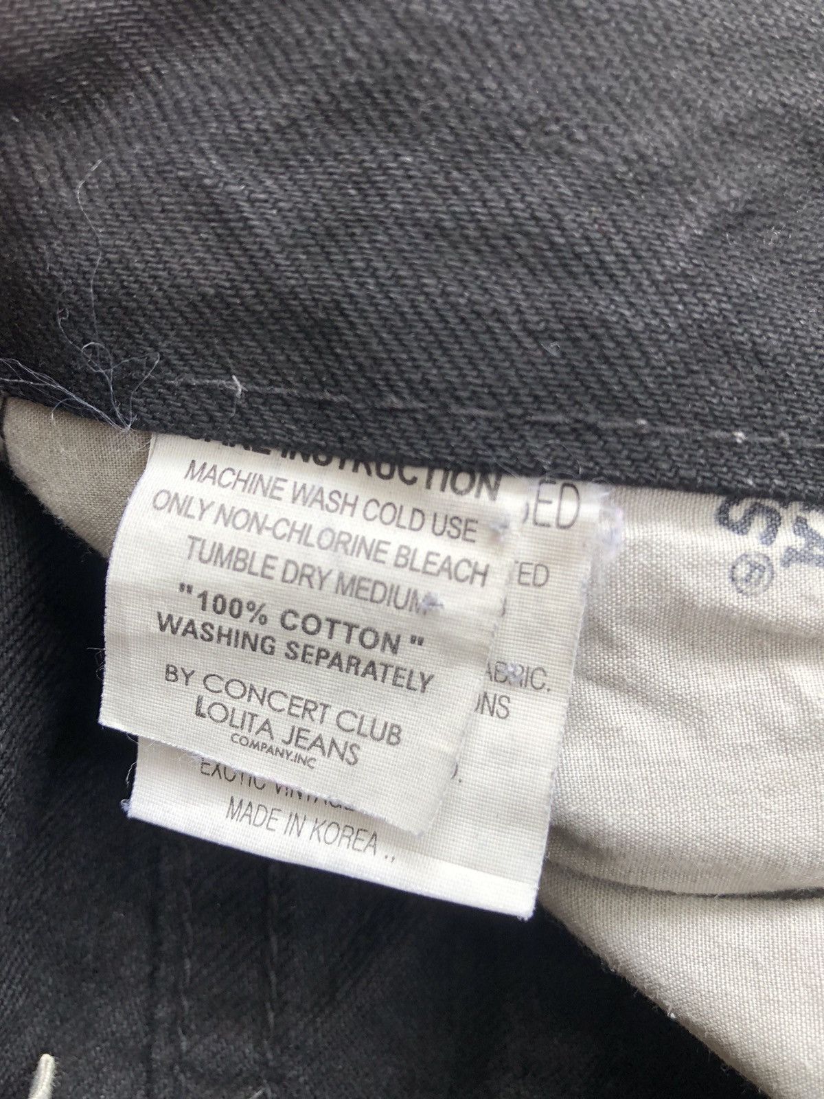 If Six Was Nine Rare Lolita Flared Jeans Distressed Jeans Size US 31 - 18 Thumbnail