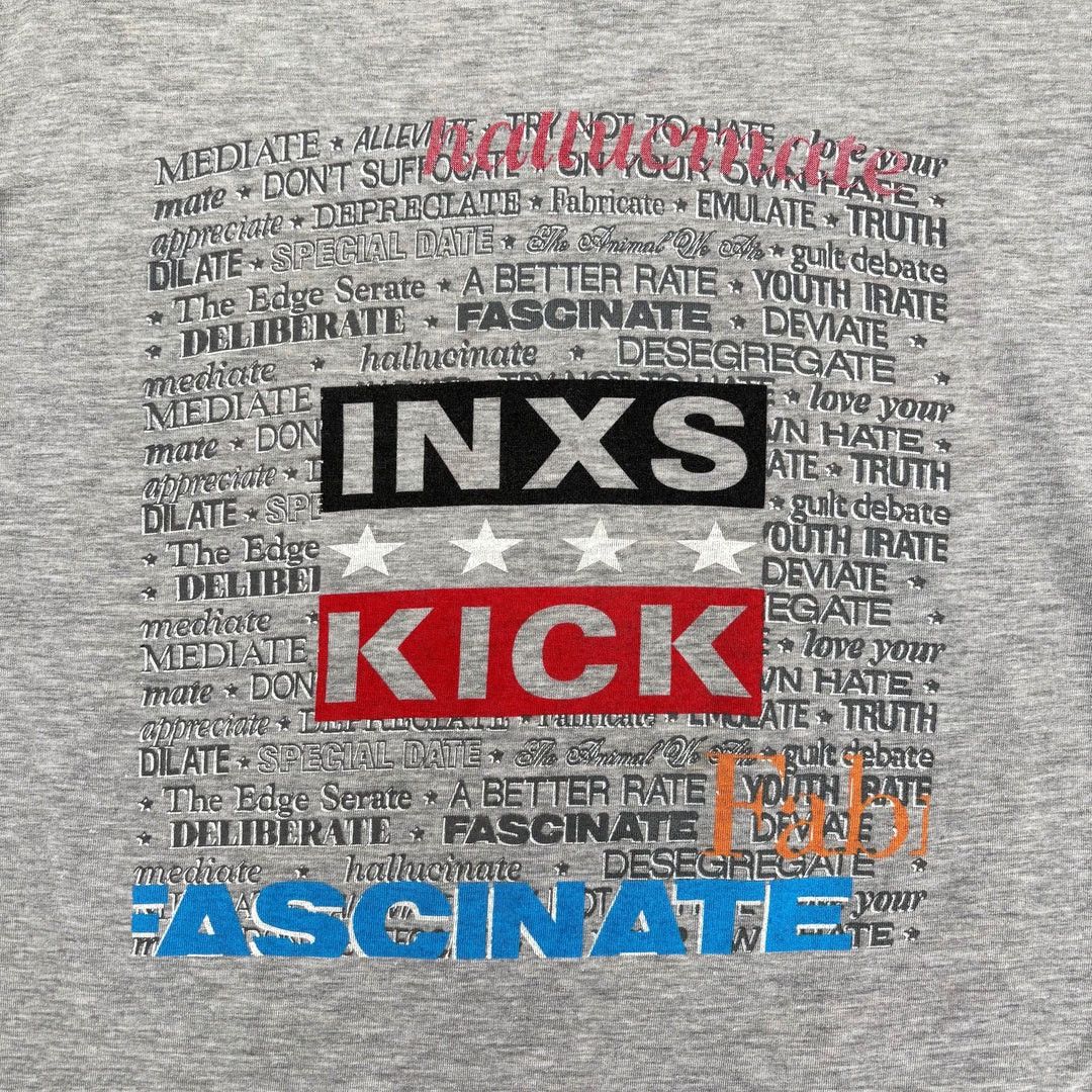 Band Tees × Vintage INXS 1988 80s Vintage Need You Tonight Band Concert T-Shirt Size US M / EU 48-50 / 2 - 5 Thumbnail