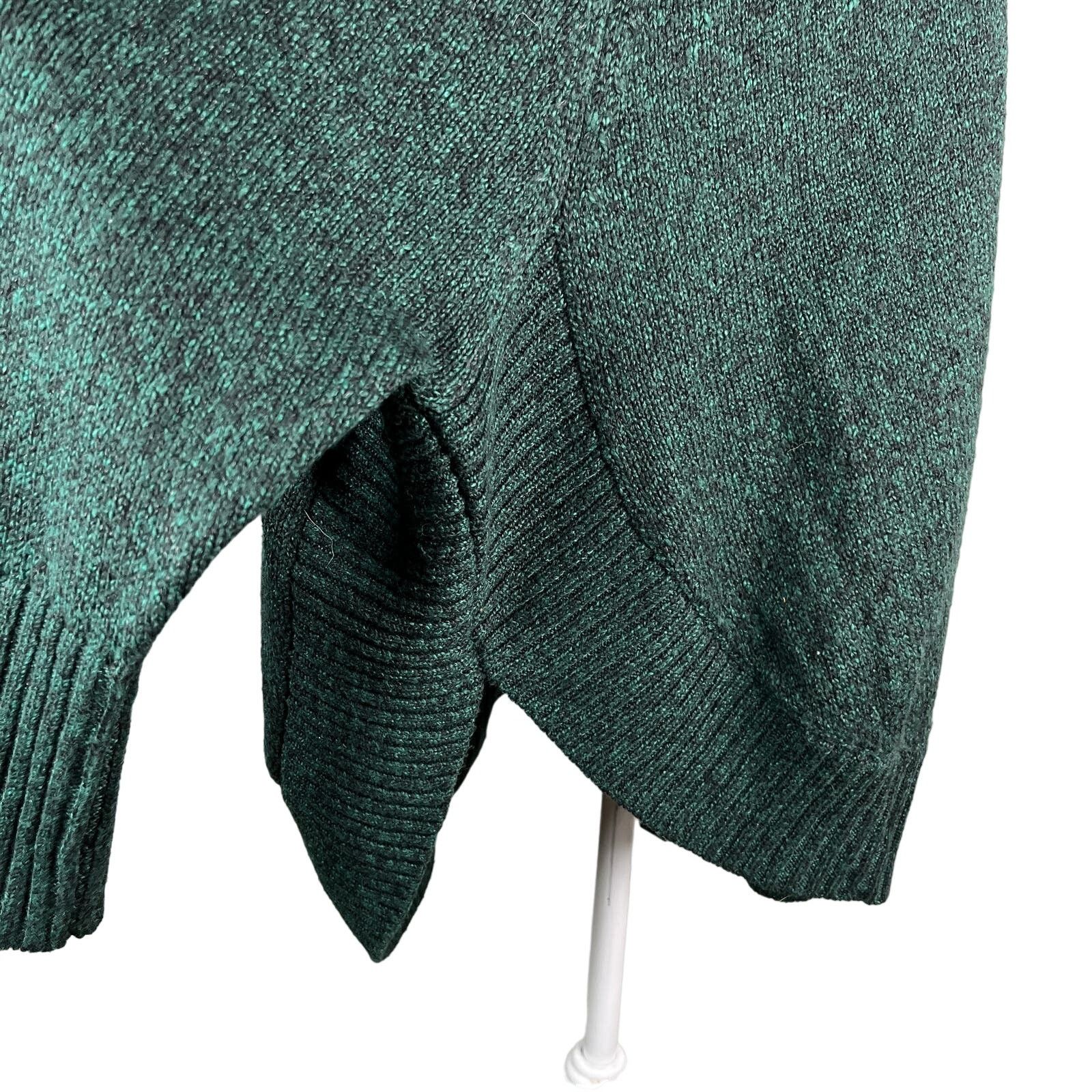 Other AGB Sweater Pine Green Cowl Dolman Sleeves M Oversized New Size M / US 6-8 / IT 42-44 - 10 Thumbnail