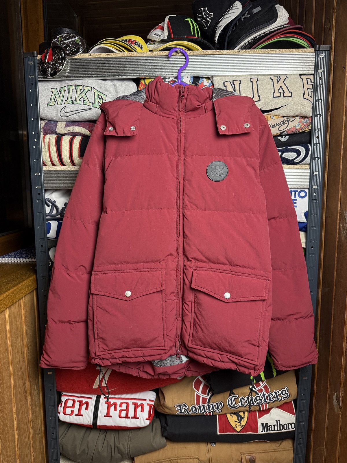 Stussy Puffer Jacket | Grailed