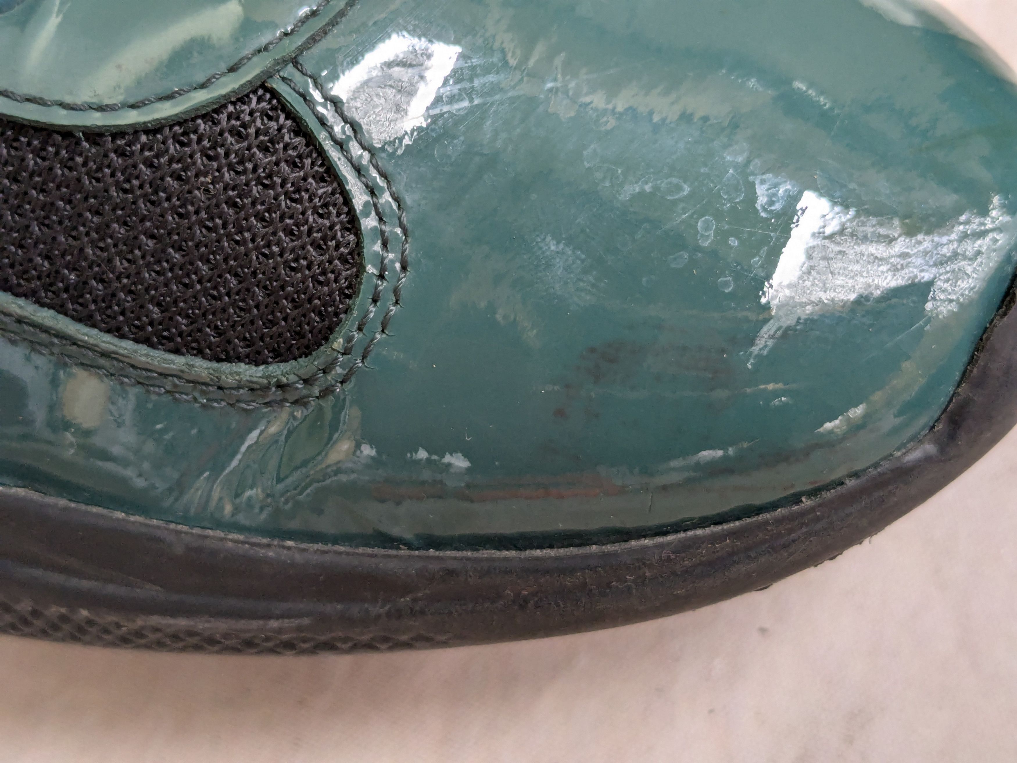Prada Prada America's Cup Green Black Patent Leather 9 Size US 9 / EU 42 - 2 Thumbnail