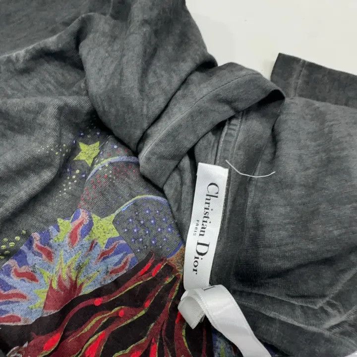 Dior Dior Volcano Graphic Short Sleeve T-Shirt 0079-2507 Size XS / US 0-2 / IT 36-38 - 5 Thumbnail