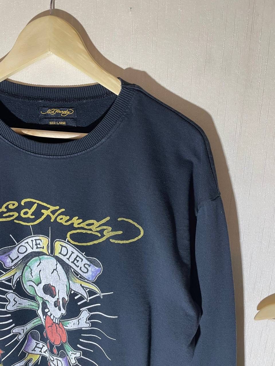 Christian Audigier × Ed Hardy × Vintage Ed Hardy Christian Audigier Vintage Printed Sweatshirt Size US L / EU 52-54 / 3 - 2 Thumbnail
