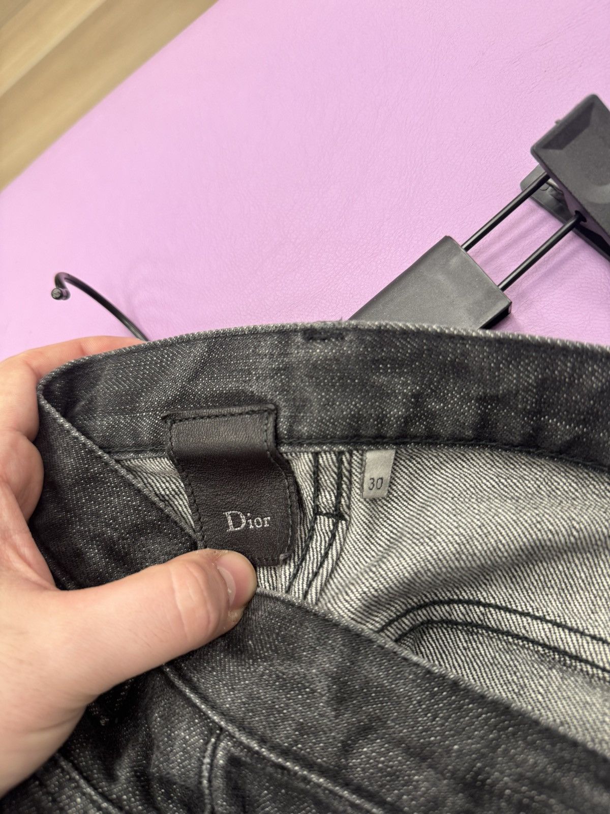 Dior Dior denim jeans black 30 Size US 30 / EU 46 - 9 Thumbnail