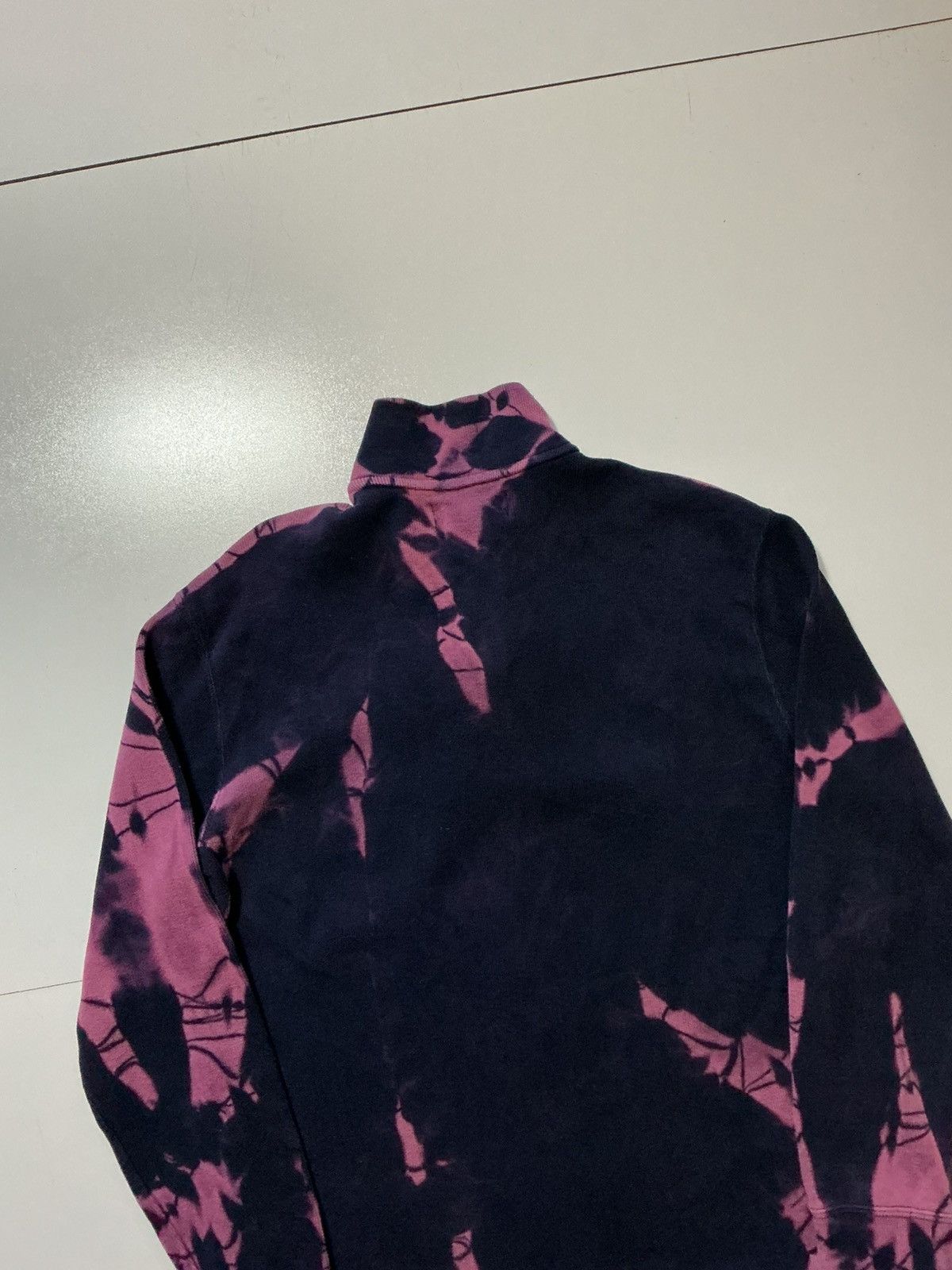 Polo Ralph Lauren VTG Polo Ralph Lauren Pony Logo Bleach Dyed 1/4 Zip Sweater Size US S / EU 44-46 / 1 - 4 Thumbnail