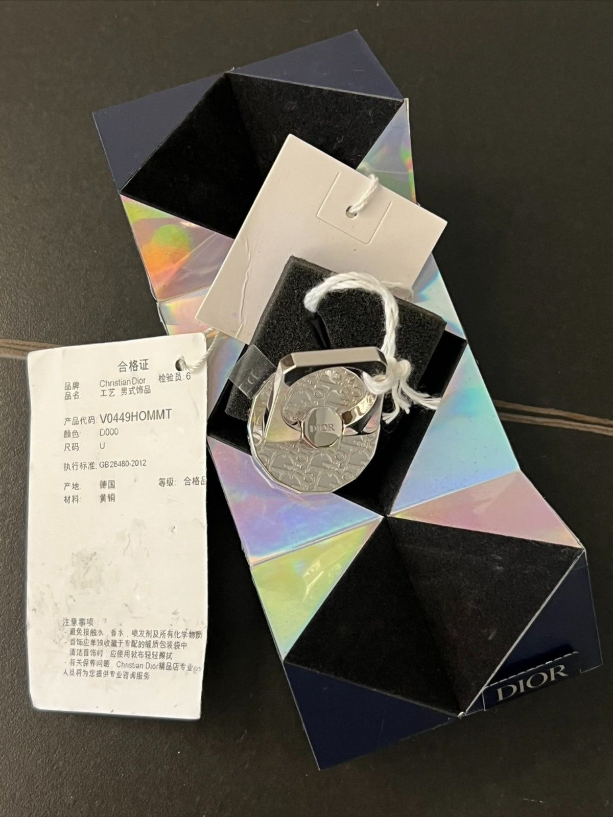 Christian Dior Monsieur × Dior Dior Pop Socket Ring Phone Holder Size ONE SIZE - 6 Thumbnail