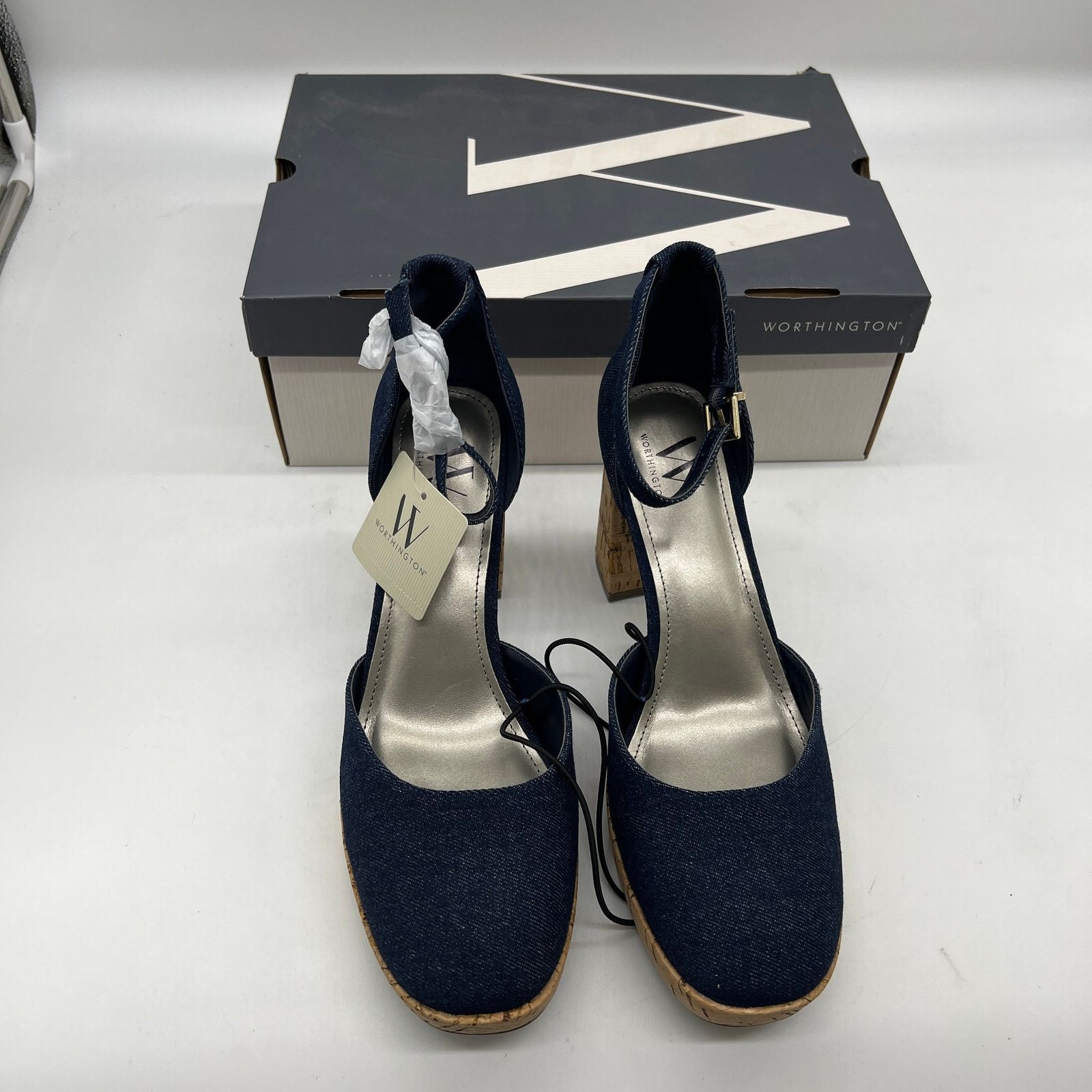Other Worthington Womens Panama Block Heel Pumps Size US 9 / IT 39 - 3 Thumbnail