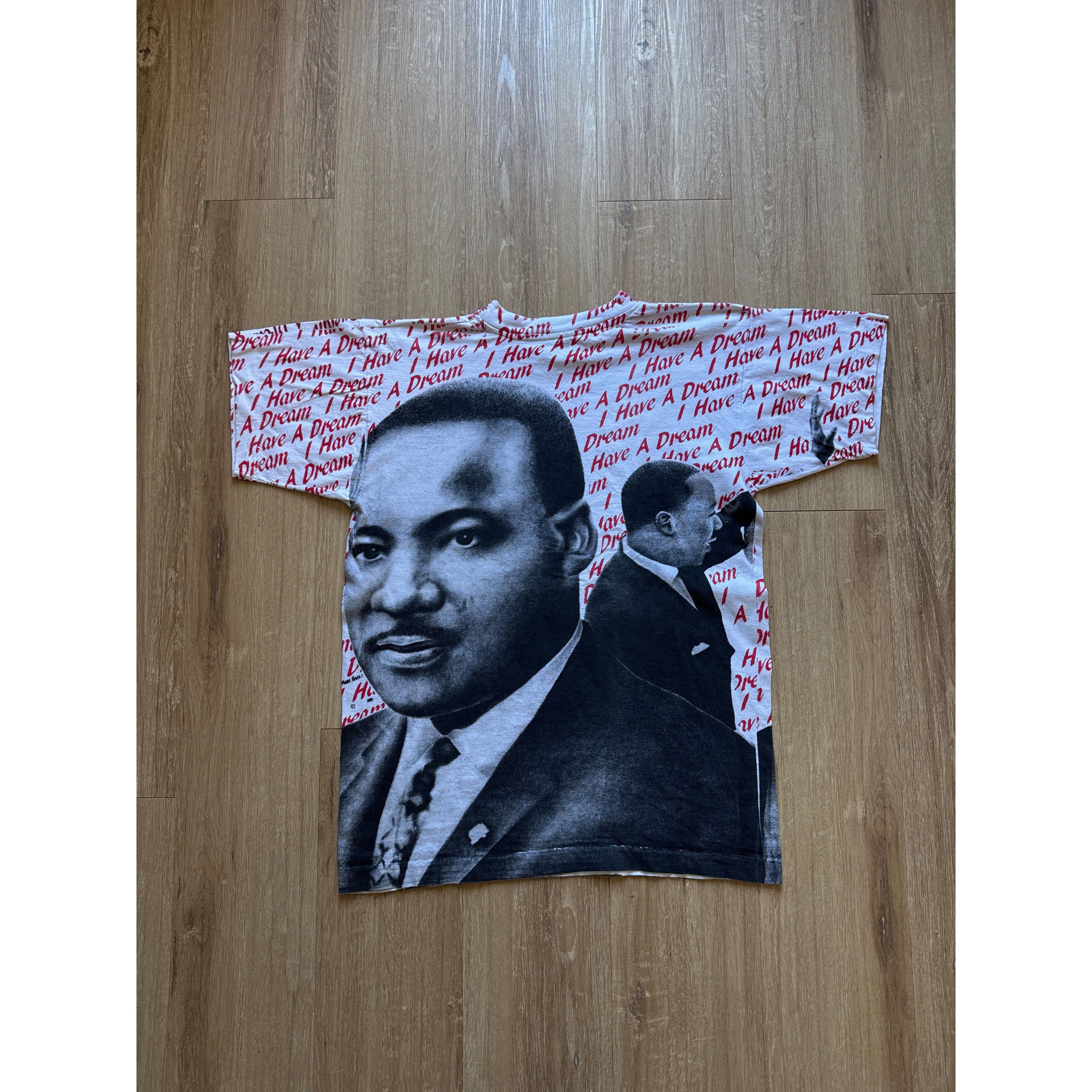 Vintage Vintage Mark Harris Martin Luther King Jr All Over Print Tee Size US L / EU 52-54 / 3 - 5 Thumbnail
