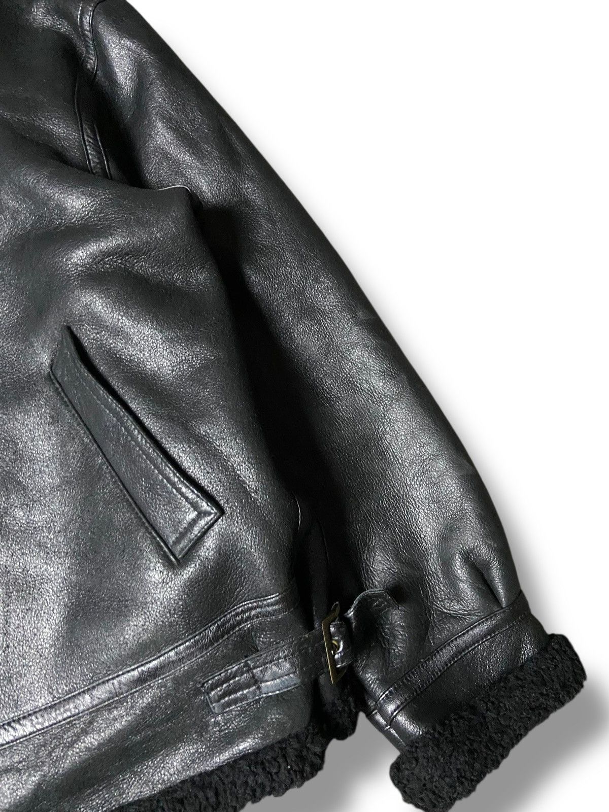 Japanese Brand US Army Airforce Type B-3 Military Leather Jacket (167) Size US L / EU 52-54 / 3 - 5 Thumbnail