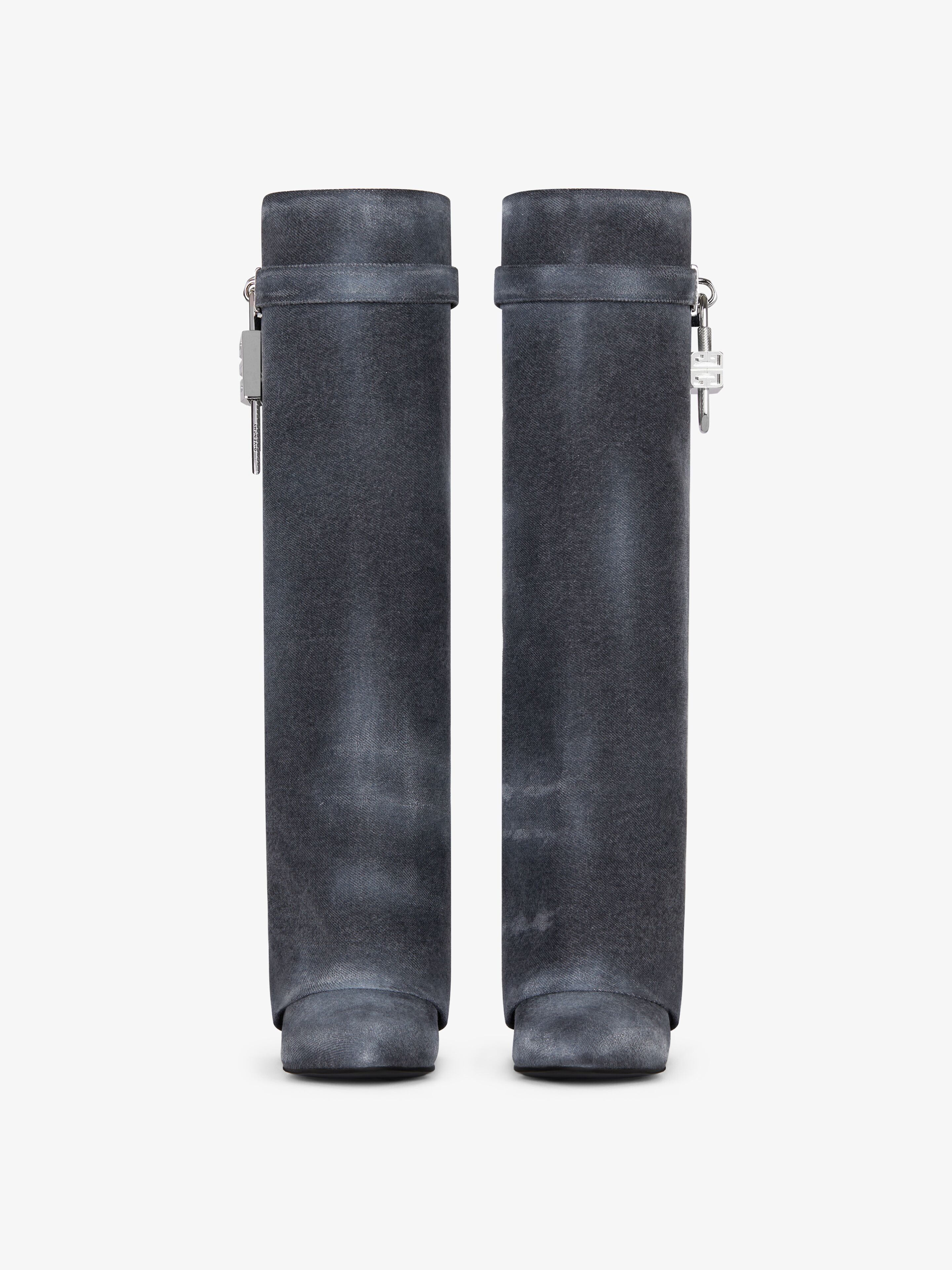 Givenchy o1srvl11e0525 Shark Lock Pant Boots 90mm in Black Size US 11.5 / IT 41.5 - 3 Thumbnail