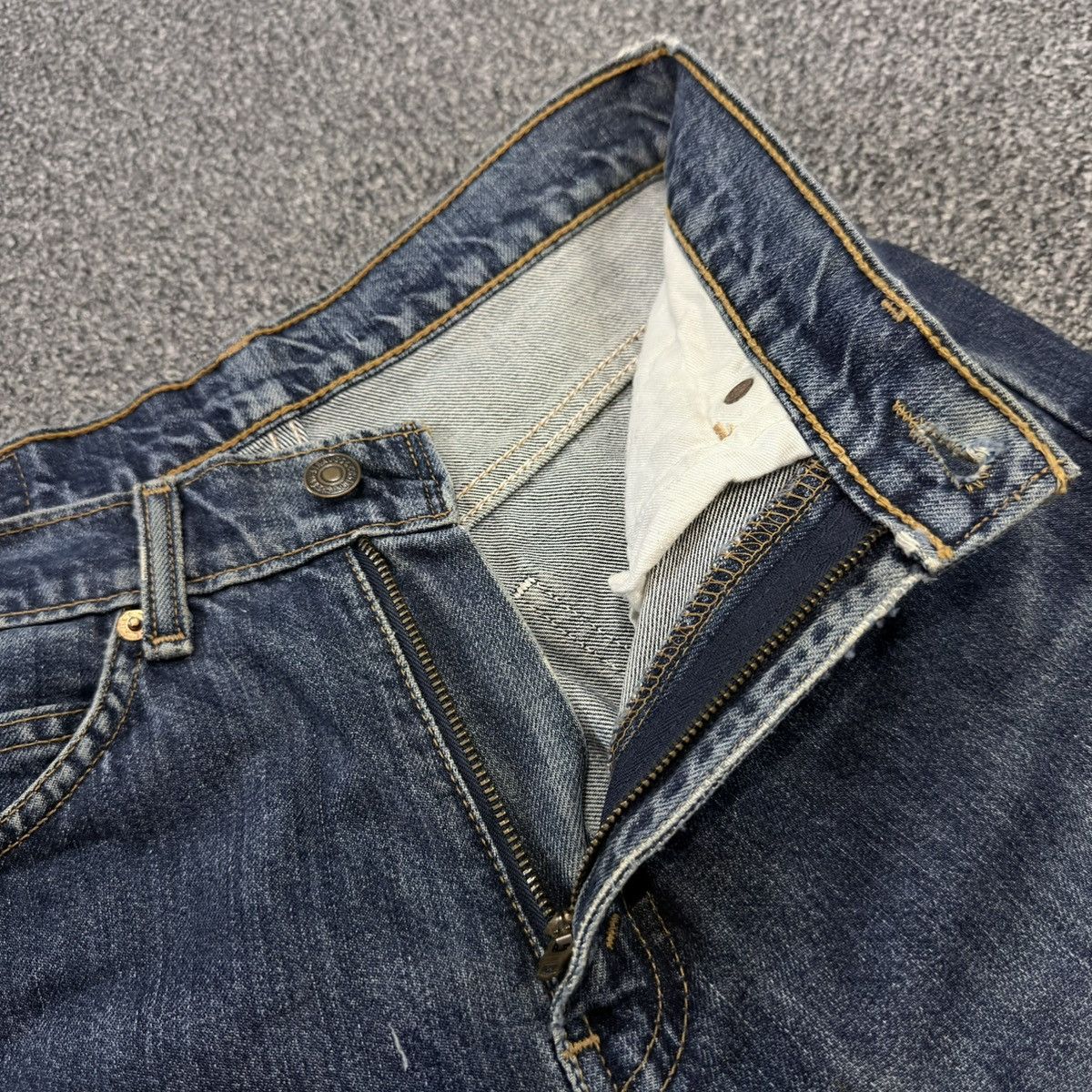 Engineered Garments × Levi's Vintage 90s Levis 612 Orange Tab Distressed Denim Size US 29 - 15 Thumbnail