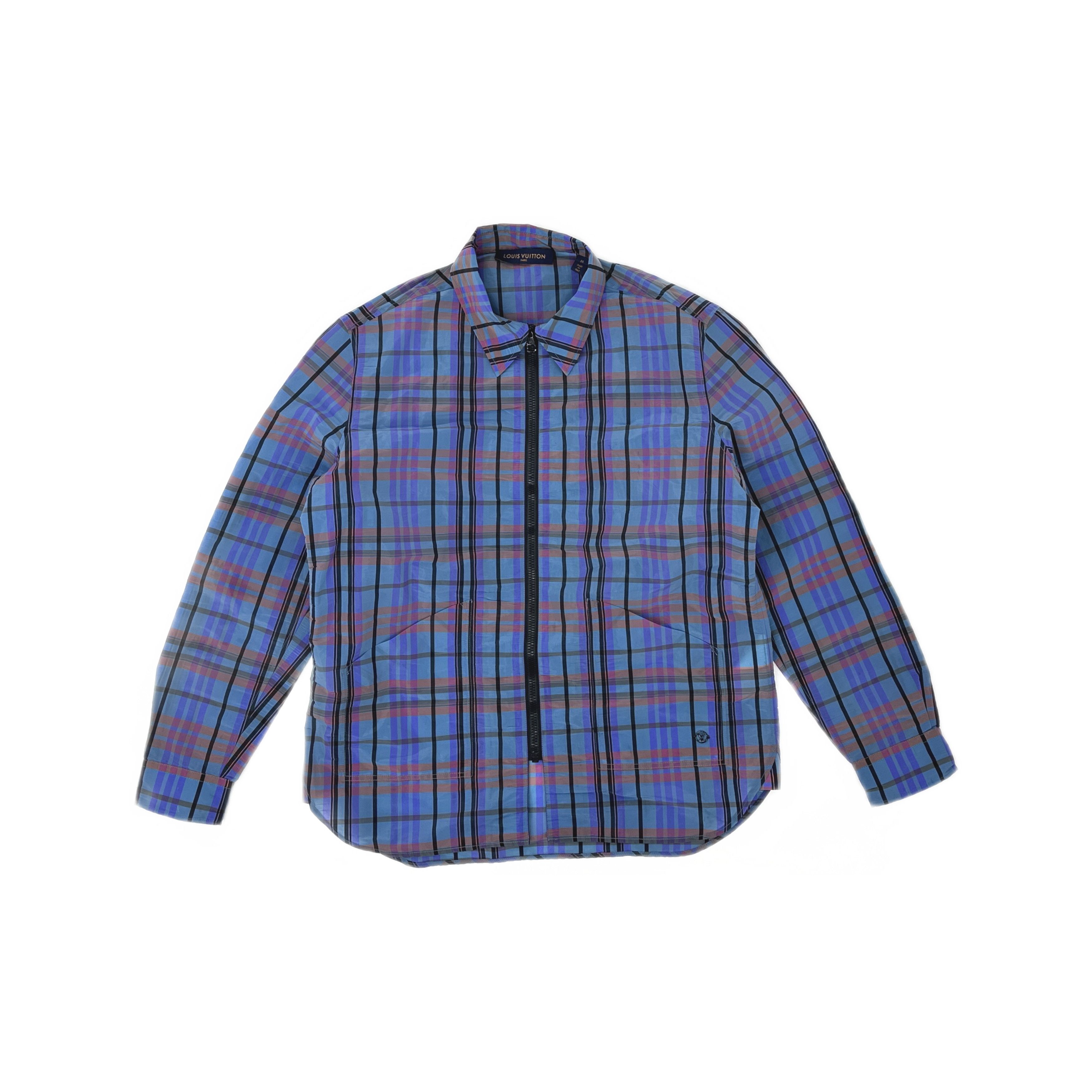 Louis Vuitton Louis Vuitton Plaid Zip-Up Jacket Size M Size US M / EU 48-50 / 2 - 1 Thumbnail