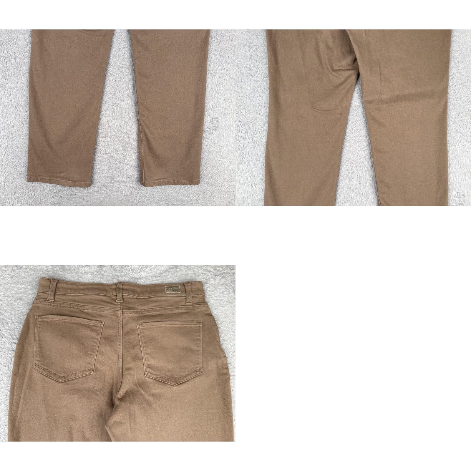 Lee Lee Jeans Womens 30 Brown Khaki Classic Fit Straight Leg Mid Rise 5 Pocket Size 30" / US 8 / IT 44 - 10 Thumbnail