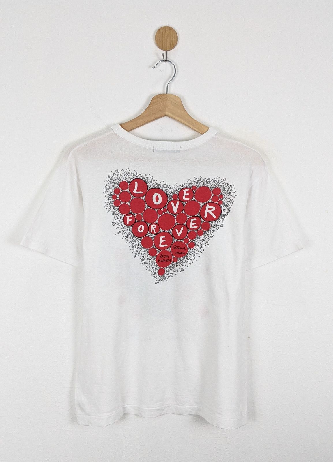 Japanese Brand Vintage Yayoi Kusama x Satoshi Ohno 24 hour television shirt Size US M / EU 48-50 / 2 - 2 Thumbnail