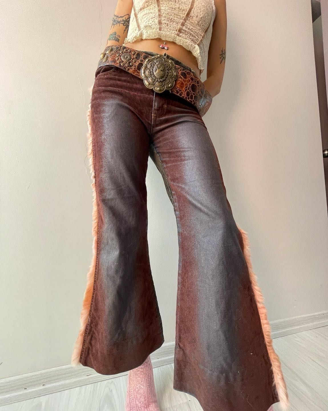 Vintage y2k trousers Size 22" - 1 Thumbnail