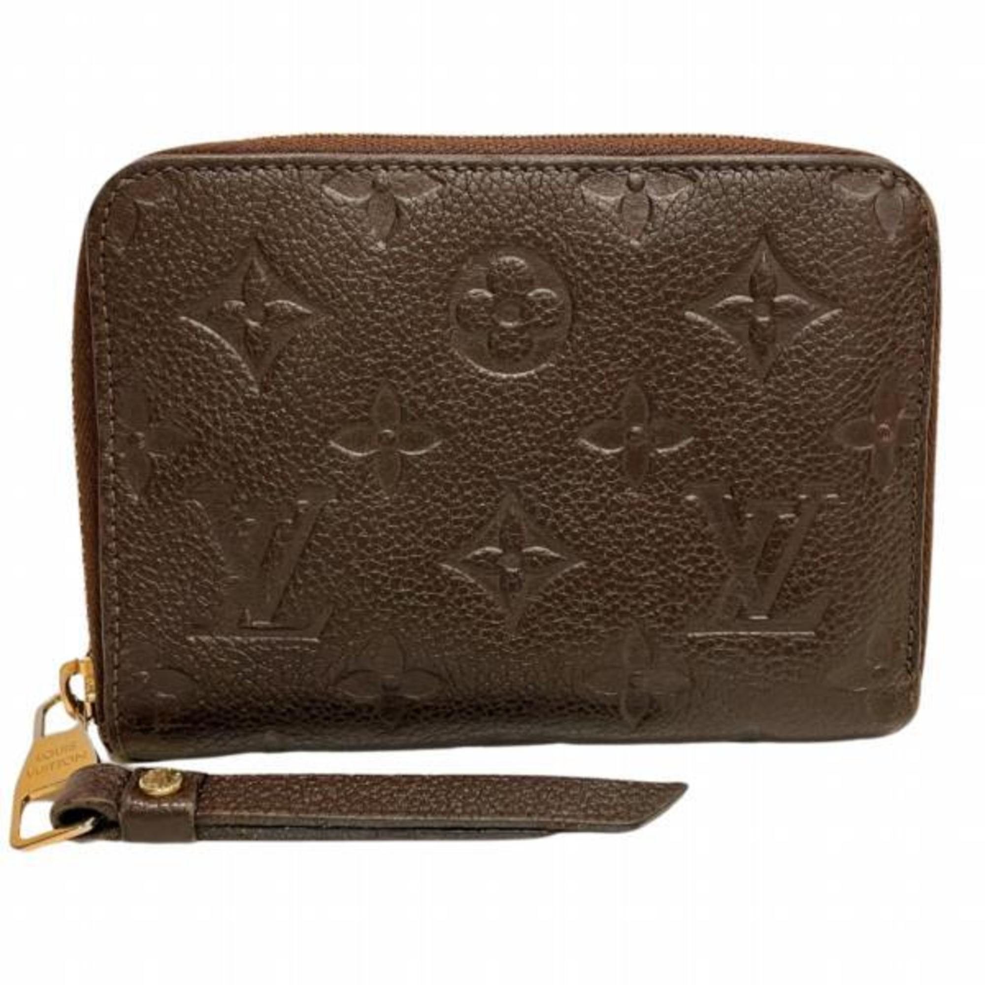 Louis Vuitton Zippy Coin Purse Wallet in Brown, Women's