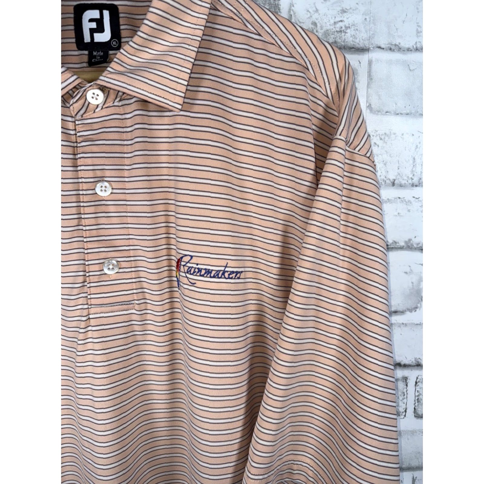 Footjoy FootJoy Polo Shirt Mens XL Striped Golf Performance Size US XL / EU 56 / 4 - 3 Thumbnail