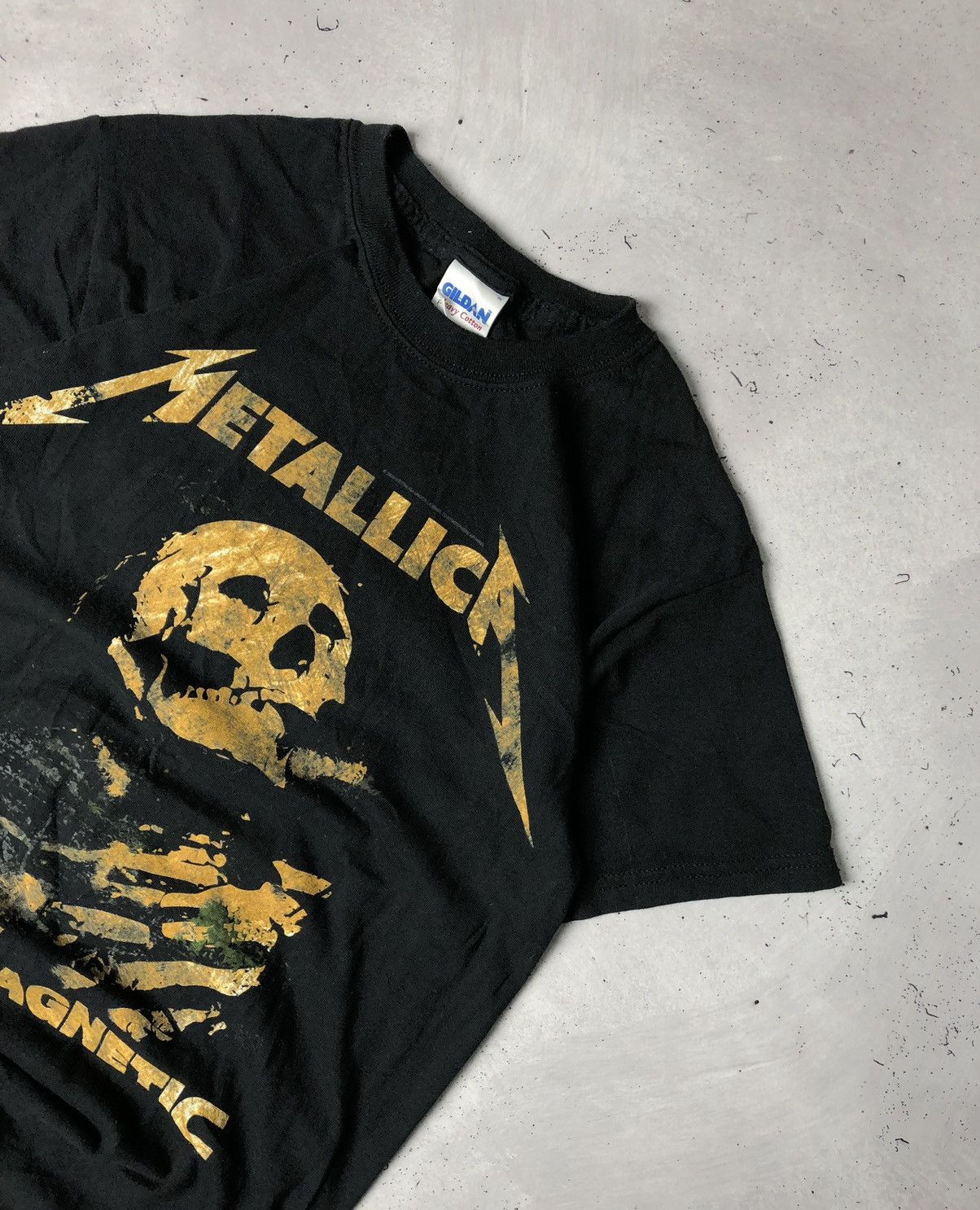 Band Tees × Metallica × Vintage Vintage Metallica Death Magnetic World Tour T-Shirt 2009 Size US S / EU 44-46 / 1 - 5 Thumbnail