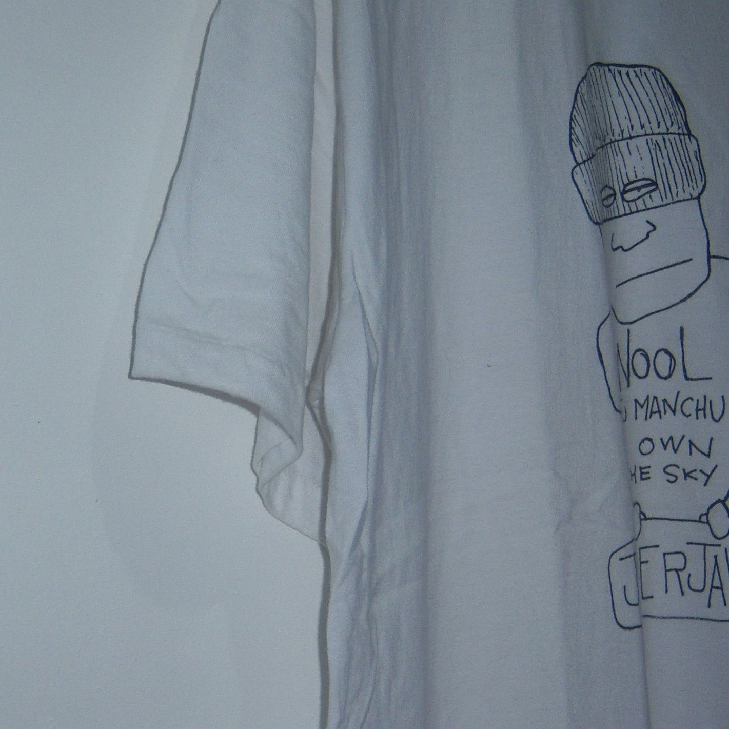 Band Tees × Vintage 90s Wool And Fu Manchu T Shirt / Noise Band Tees Size US XL / EU 56 / 4 - 8 Thumbnail